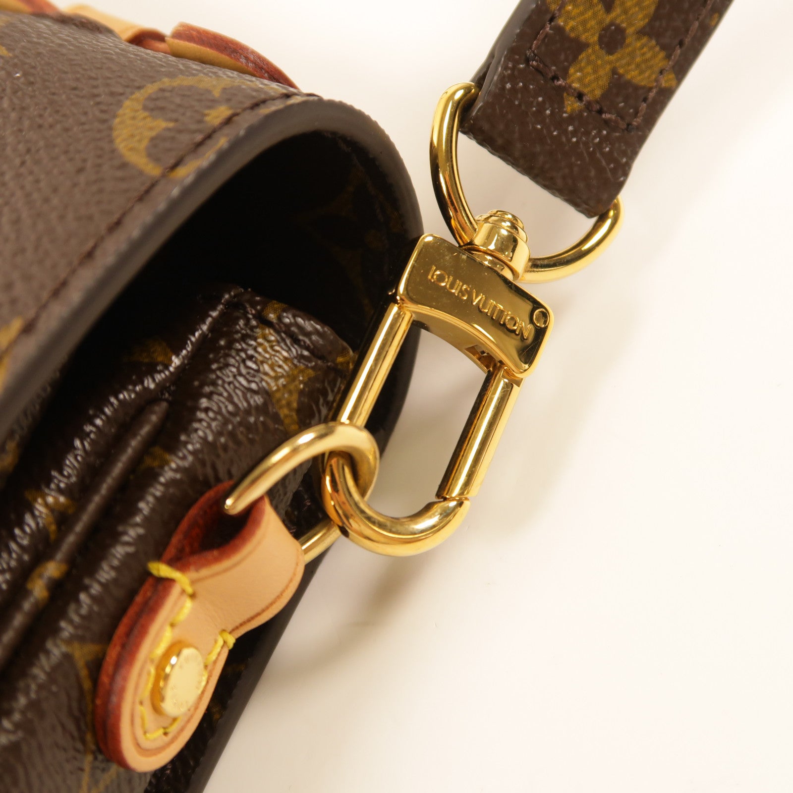 LOUIS VUITTON LV GHW Pochette Metis MM 2 Way Bag M44875 Monogram Brown