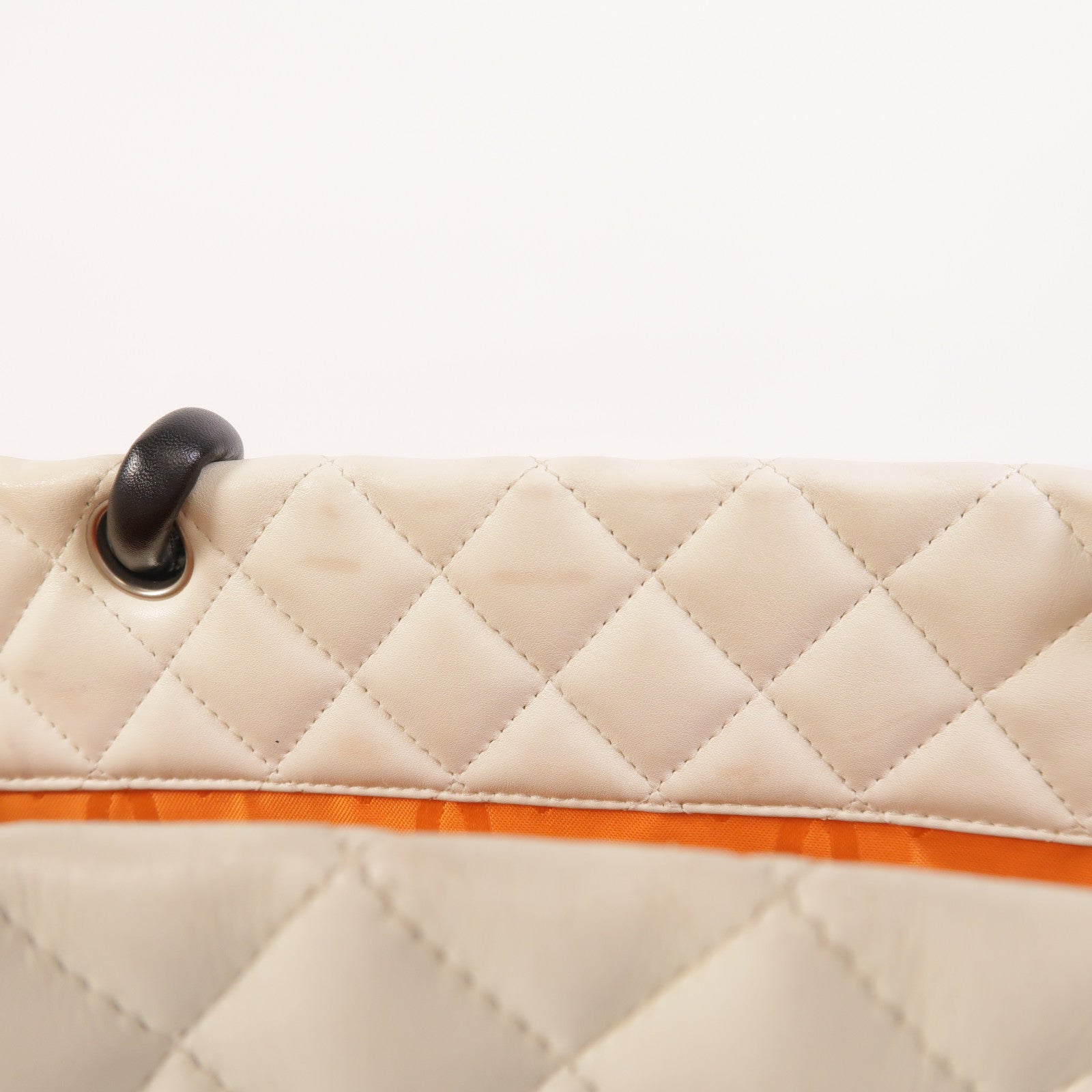 CHANEL 牛皮皮革/蛇皮皮革Cambon Tote Bag銀扣肩背袋