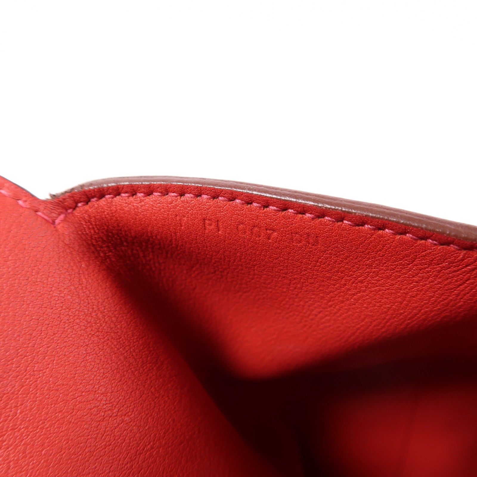 HERMES Swift皮革Tool Box 20銀扣手挽肩背兩用袋Vermillon