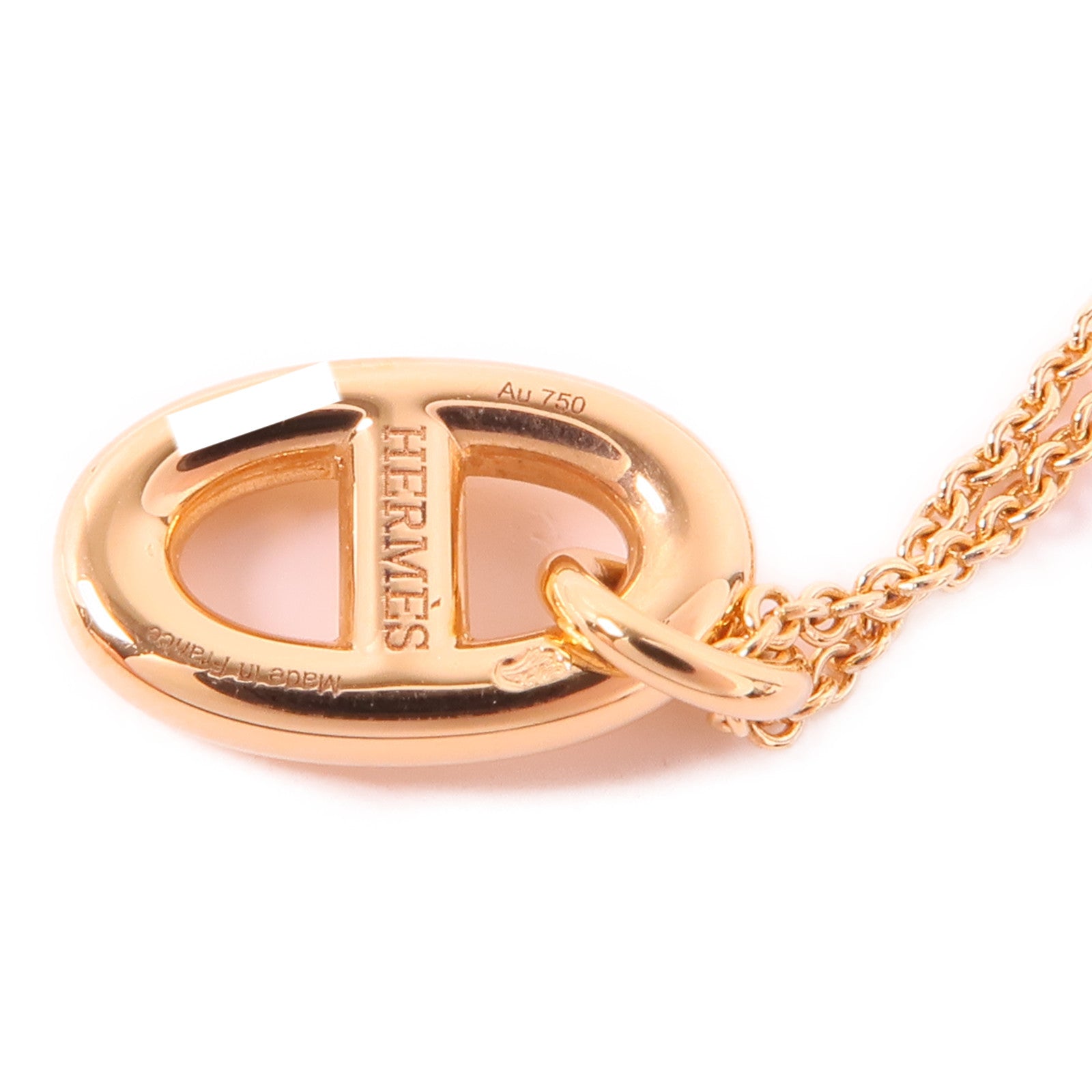 HERMES 18K玫瑰金Farandole Pendant項鍊