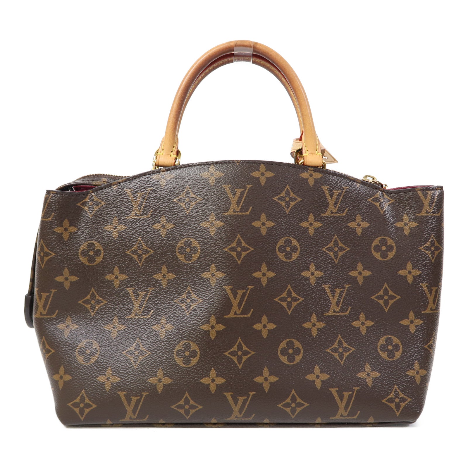 LOUIS VUITTON Monogram Petit Palais金扣手挽肩背兩用袋啡色