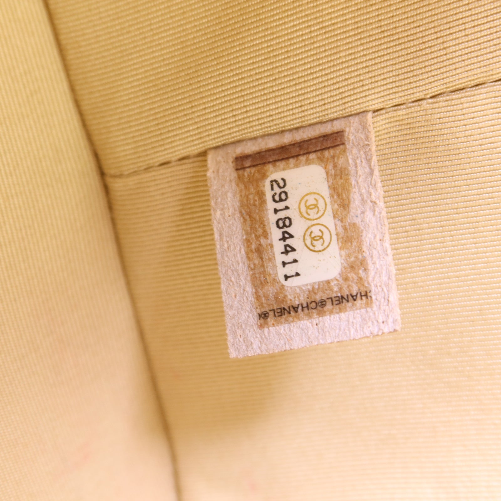 CHANEL 牛皮皮革Wicker Vanity銀扣鏈帶手挽肩背兩用袋