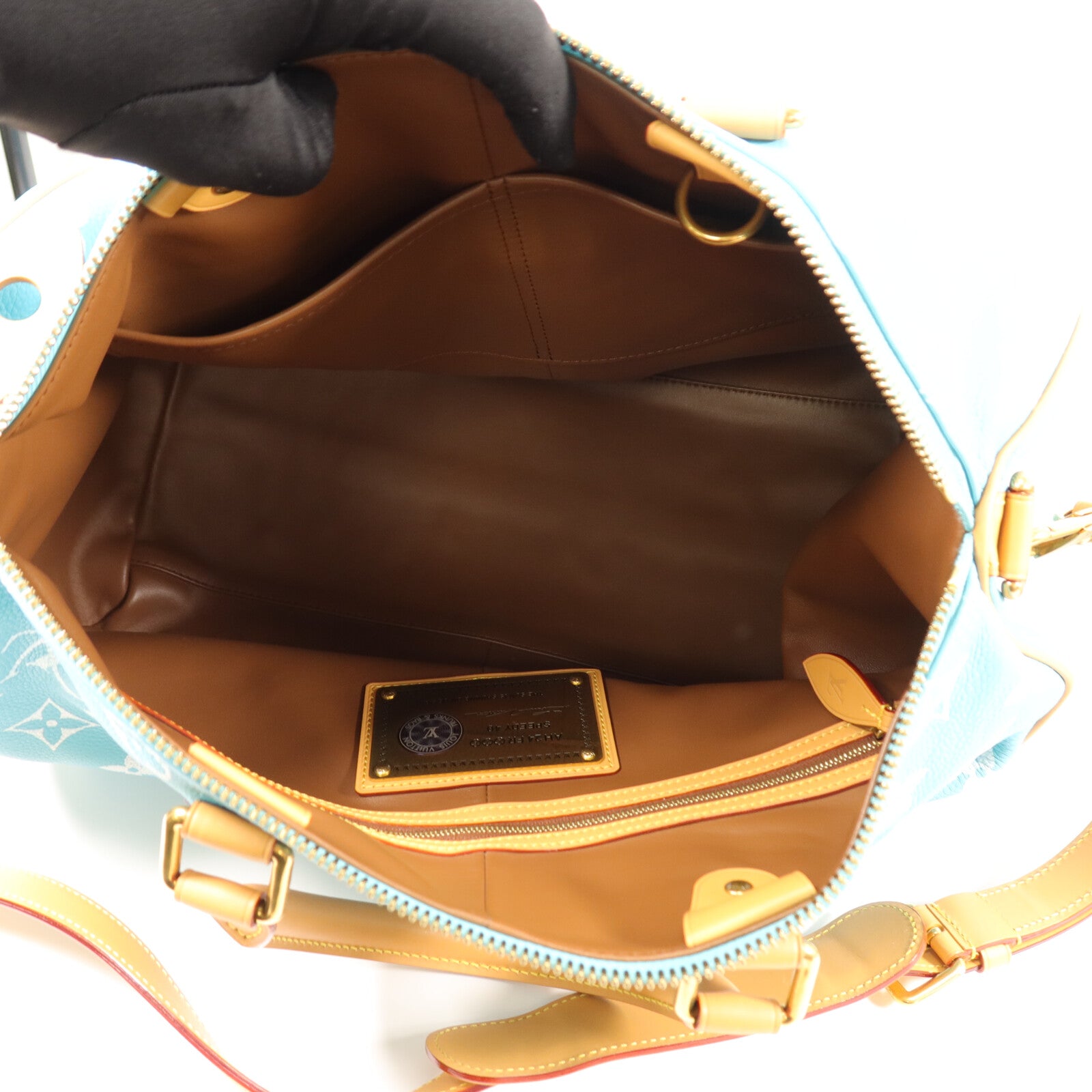 LOUIS VUITTON 牛皮皮革Speedy P9 Bandouliere 40手挽肩背兩用袋