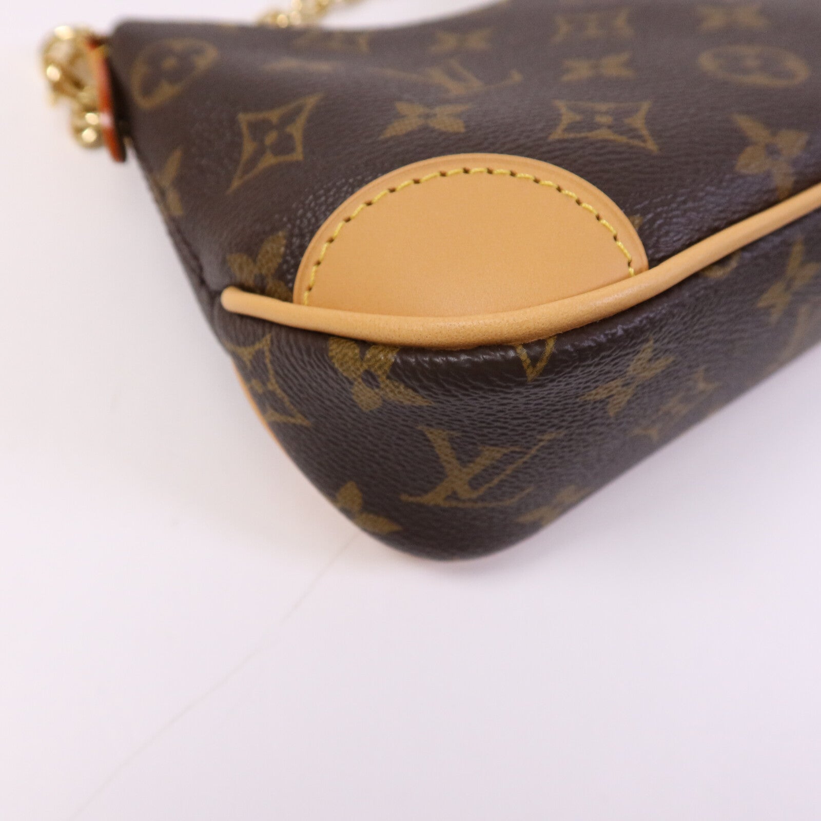 LOUIS VUITTON Monogram Nano Boulogne金扣手挽肩背兩用袋