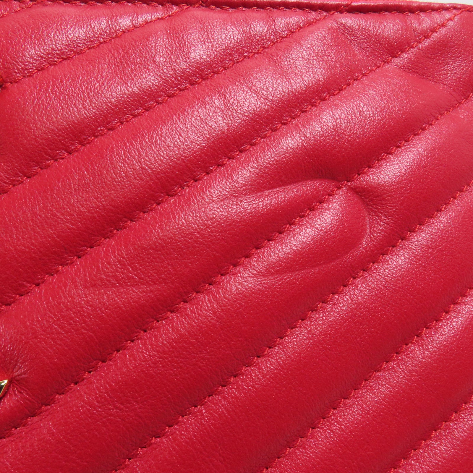 SAINT LAURENT 【激減優惠】牛皮皮革Pouch金扣手拿包