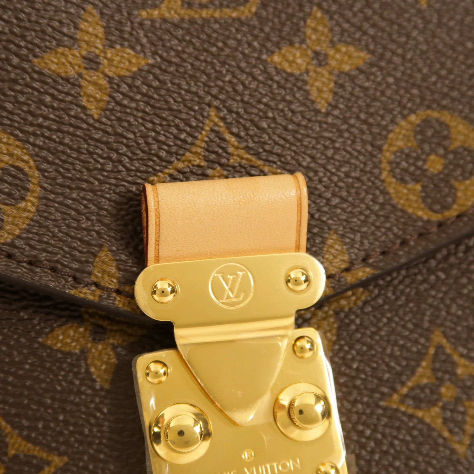 LOUIS VUITTON Monogram Pochette Metis MM金扣手挽肩背兩用袋