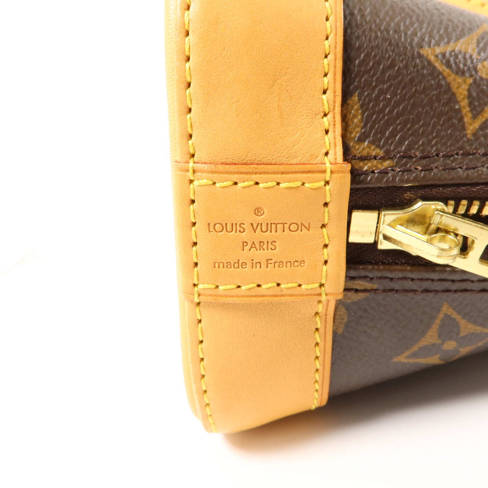LOUIS VUITTON Monogram Alma BB金扣手挽肩背兩用袋