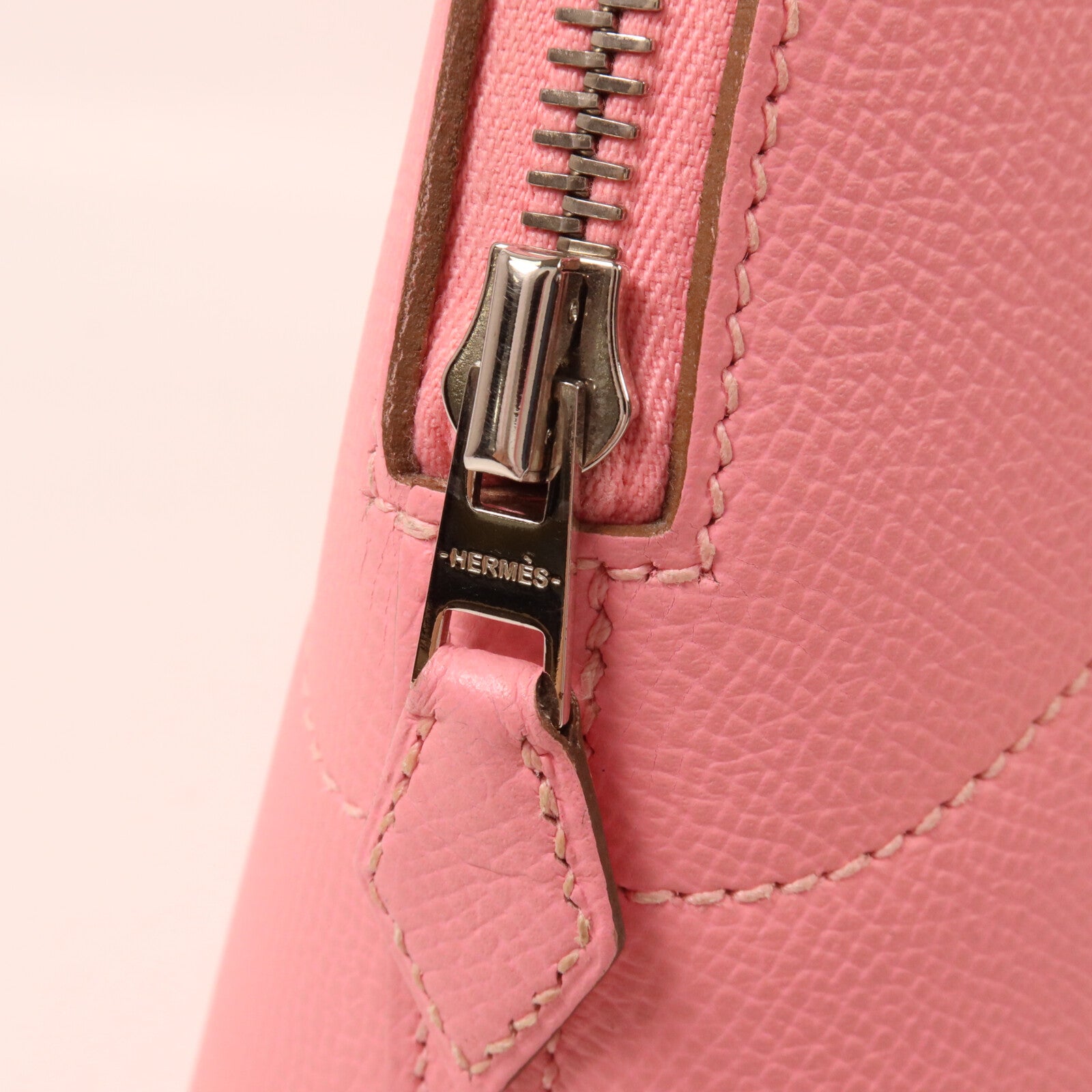 HERMES Epsom皮革Bolide 27手挽肩背兩用袋Rose Confetti
