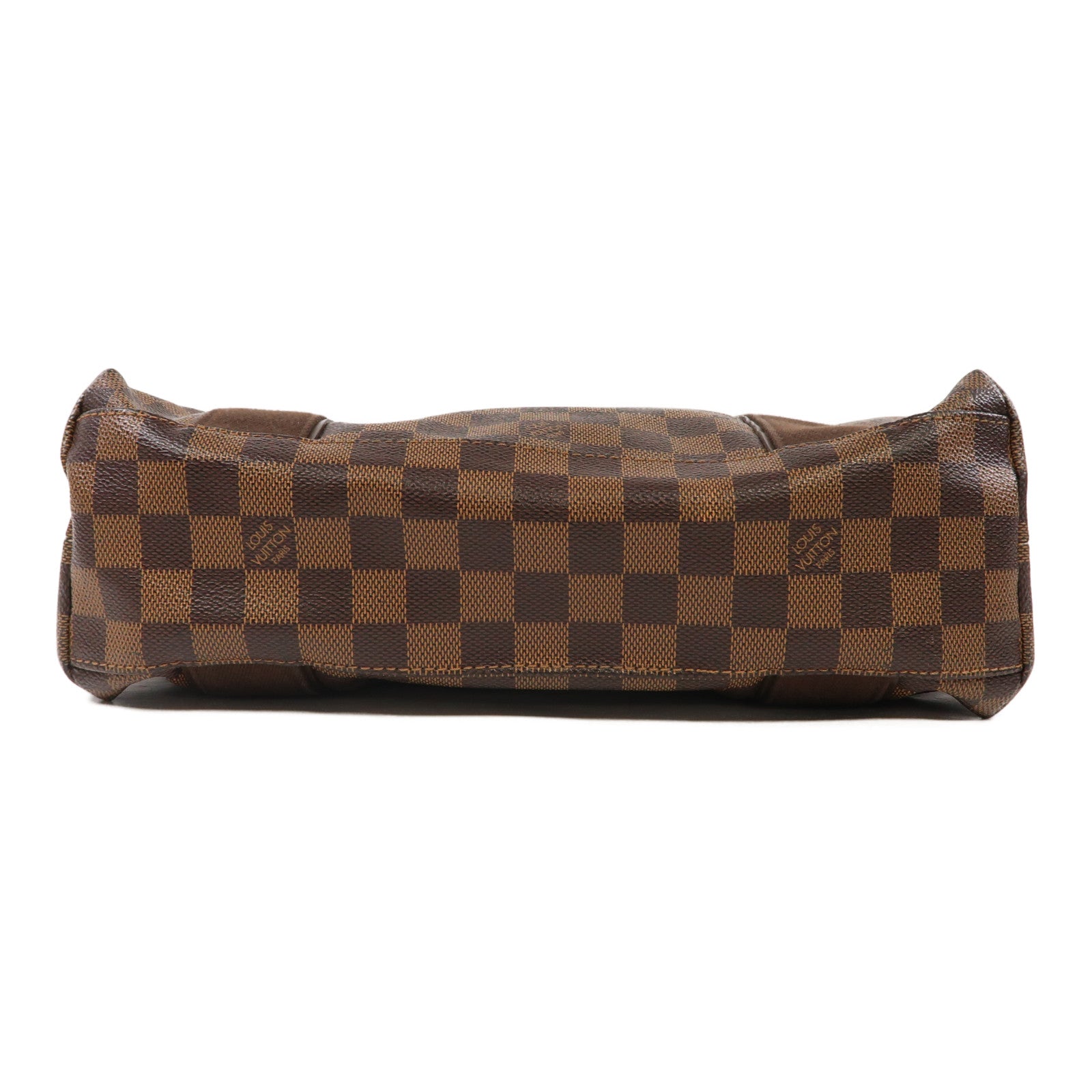 LOUIS VUITTON 【激減優惠】Damier Ebene Beaubourg金扣手挽袋啡色