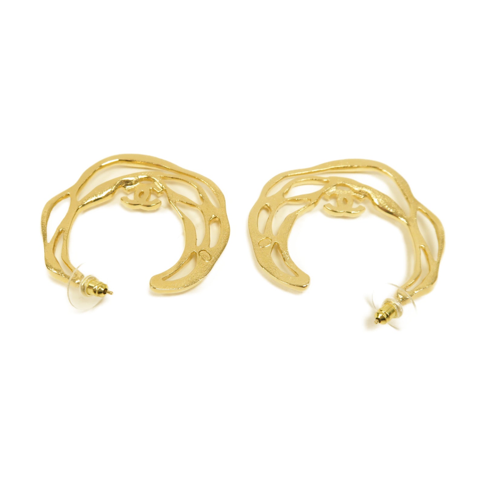 CHANEL 金屬Earrings耳環金色