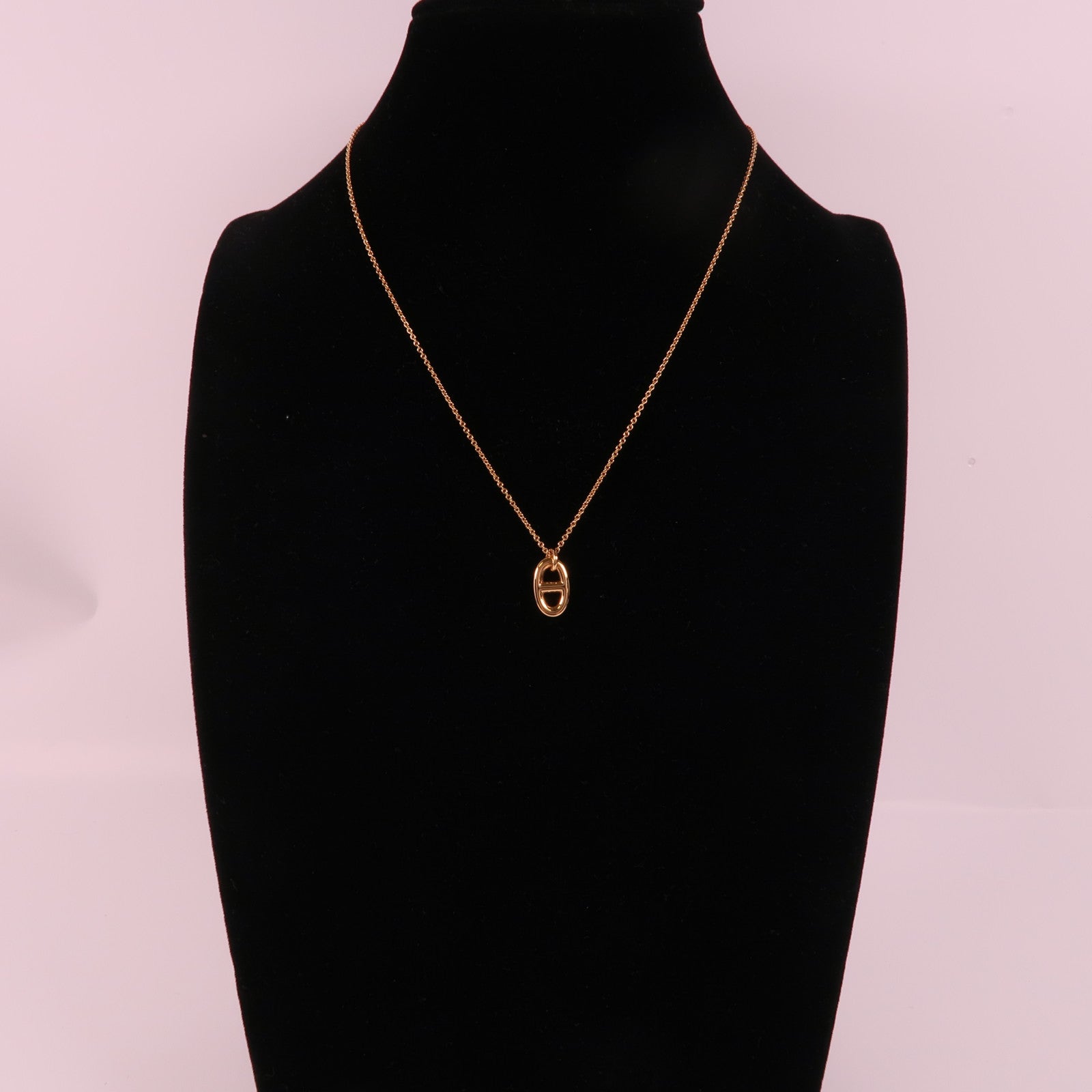 HERMES 18K玫瑰金Farandole Pendant項鍊