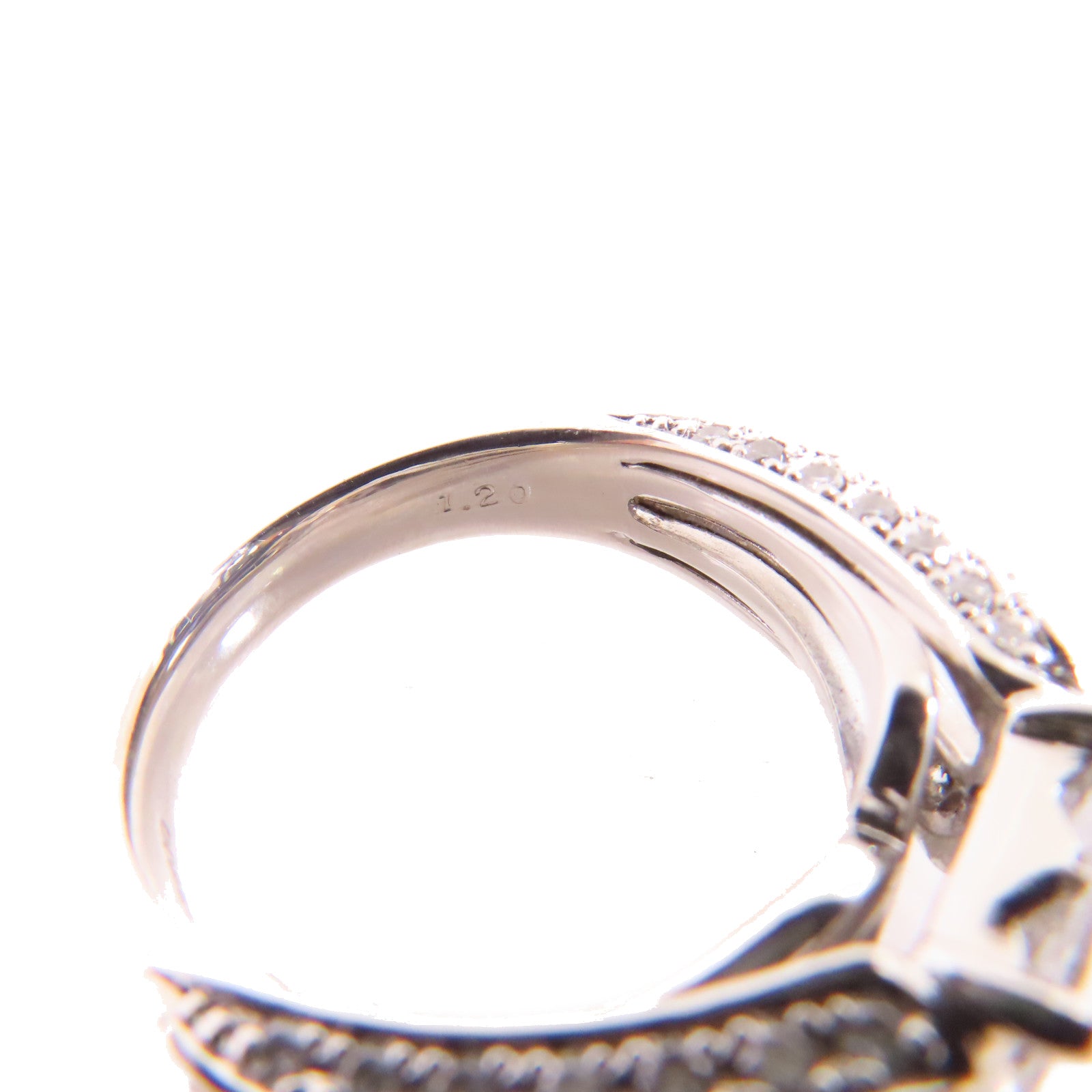 JEWELRY PT900鉑金/1.20ct鑽石Diamond Ring戒指US#6.25