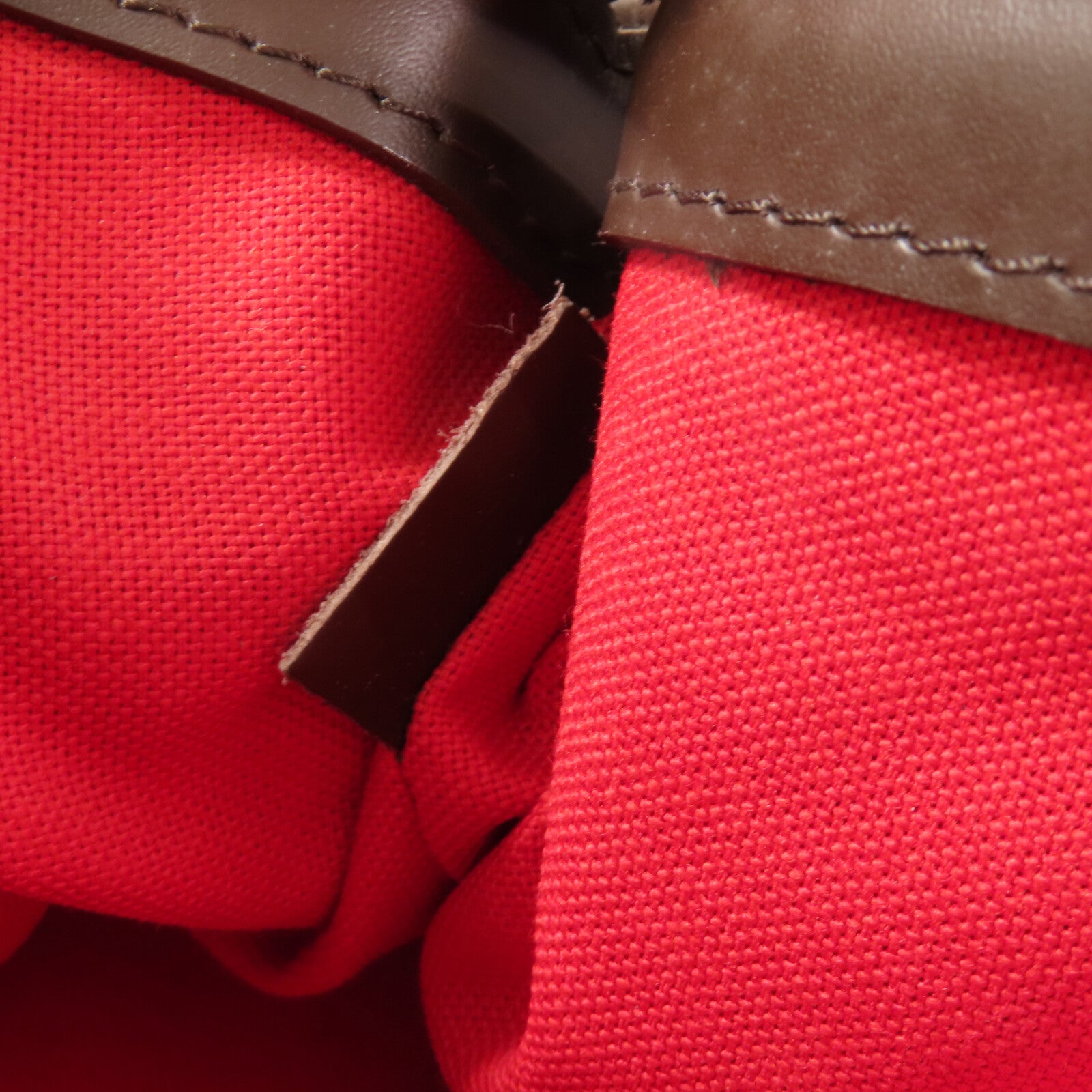 LOUIS VUITTON Damier Ebene Verona PM金扣手挽袋