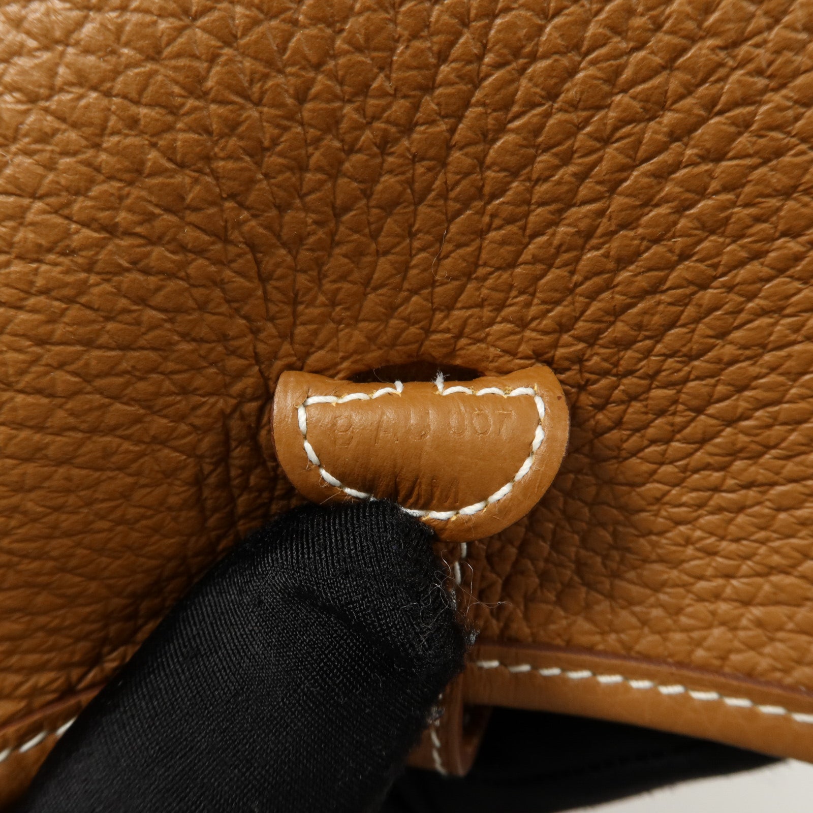 HERMES Clemence皮革Evelyne TPM肩背袋Gold
