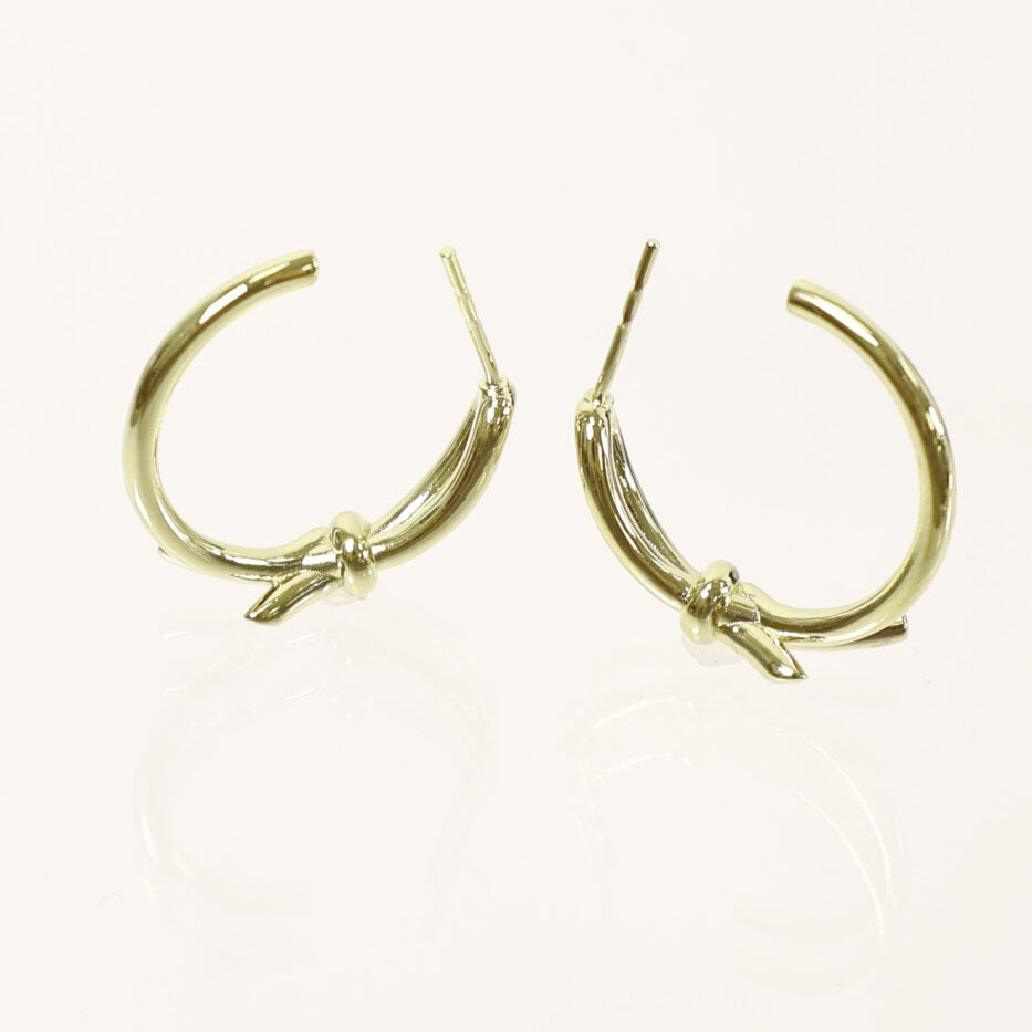 Salvatore Ferragamo 金屬Bow Earrings耳環