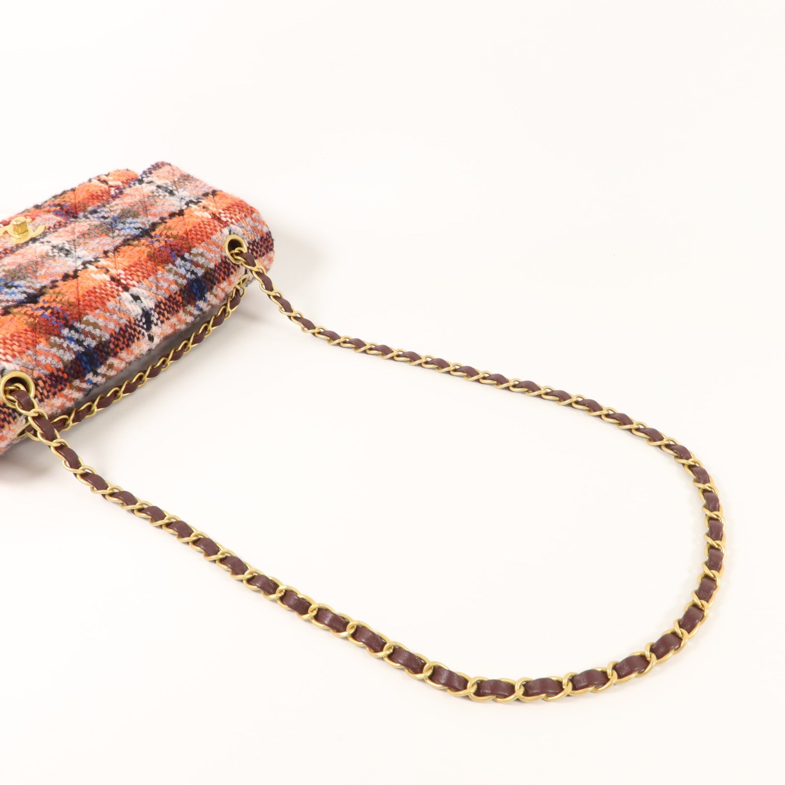 CHANEL 斜紋軟呢Classic 25鏈帶肩背袋