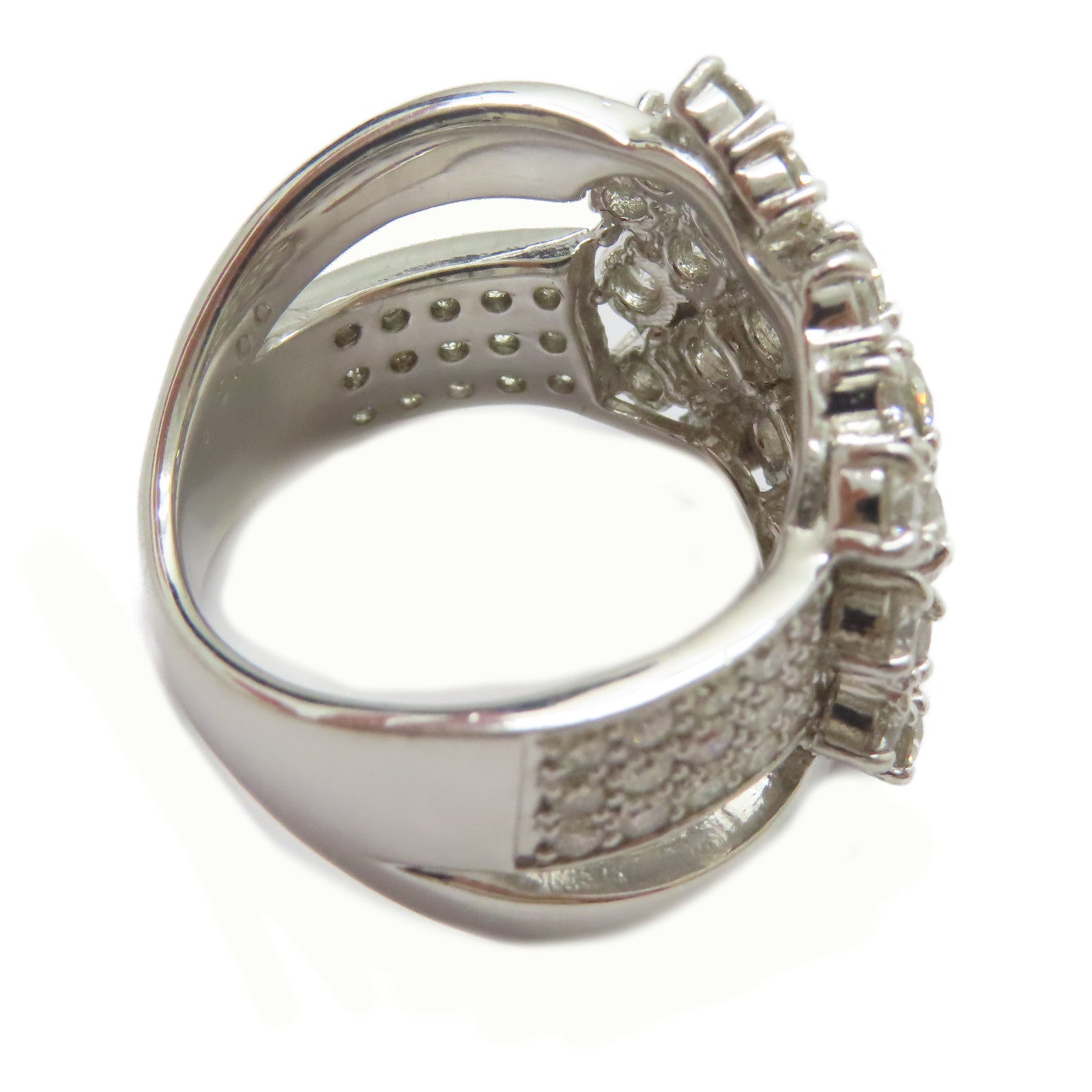 JEWELRY PT900鉑金Diamond Ring 3.00ct鑽石戒指US#6.5