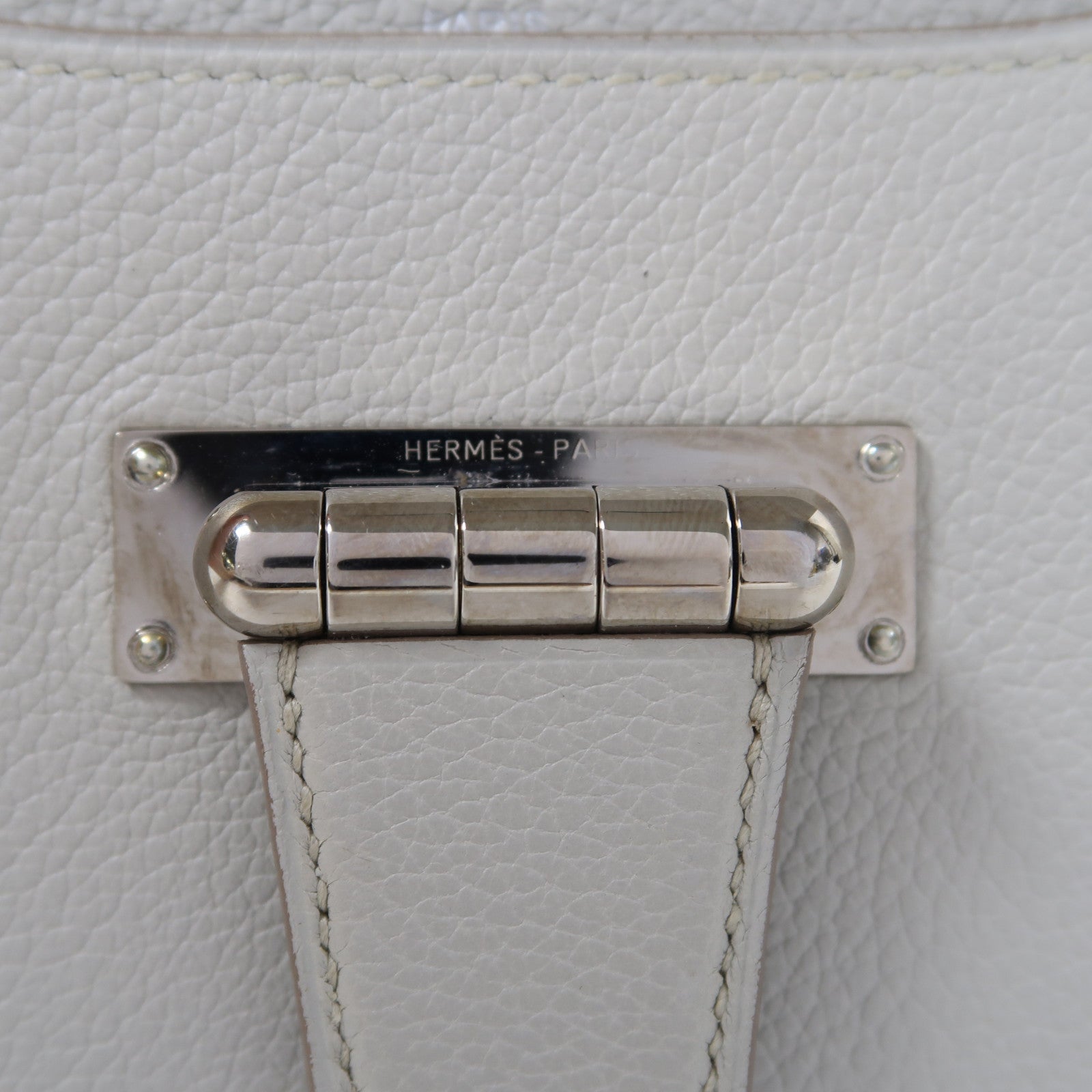 HERMES 【激減優惠】Evercolor皮革Convoyeur Mini銀扣肩背袋灰色