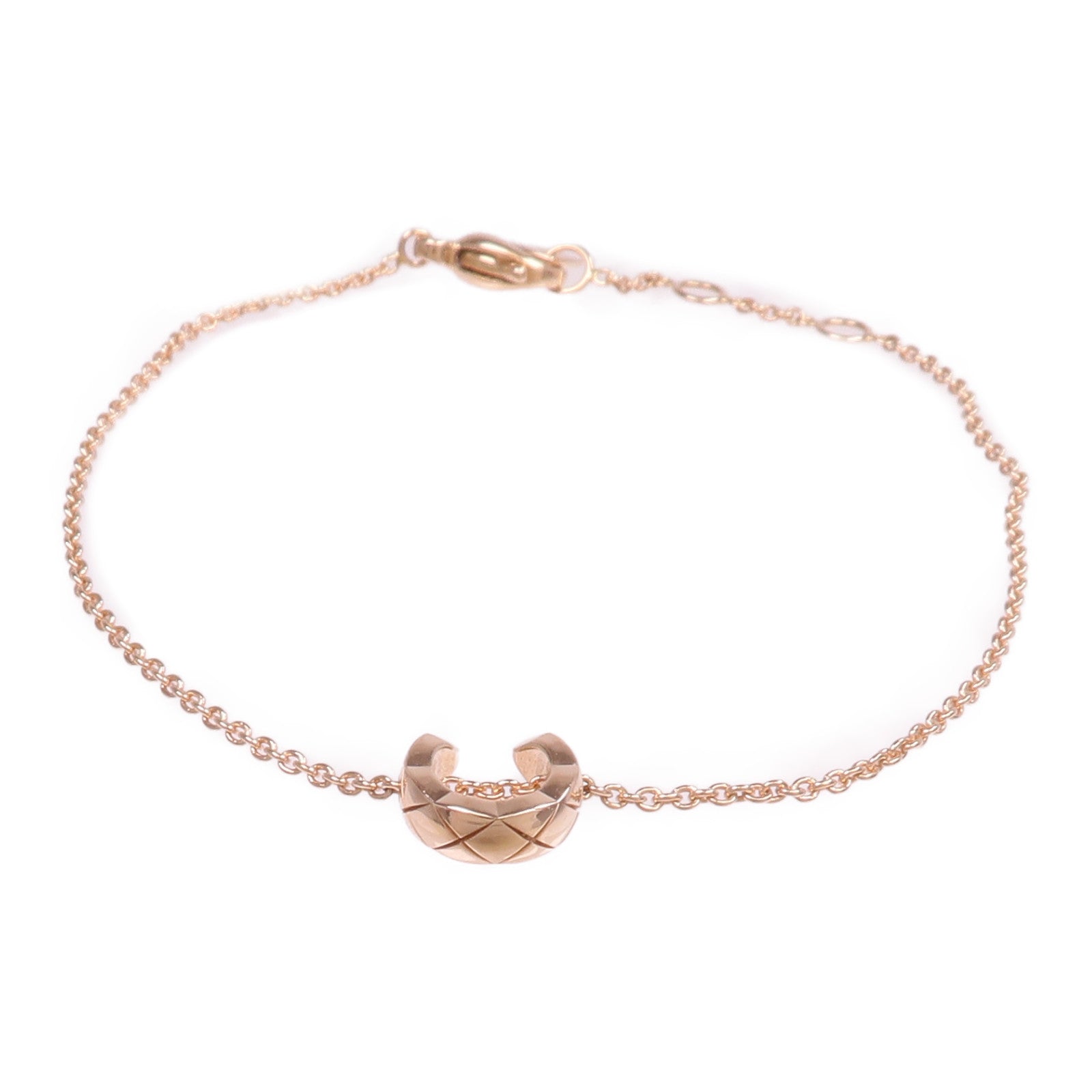 CHANEL 18K玫瑰金Coco Crush Bracelet手鏈