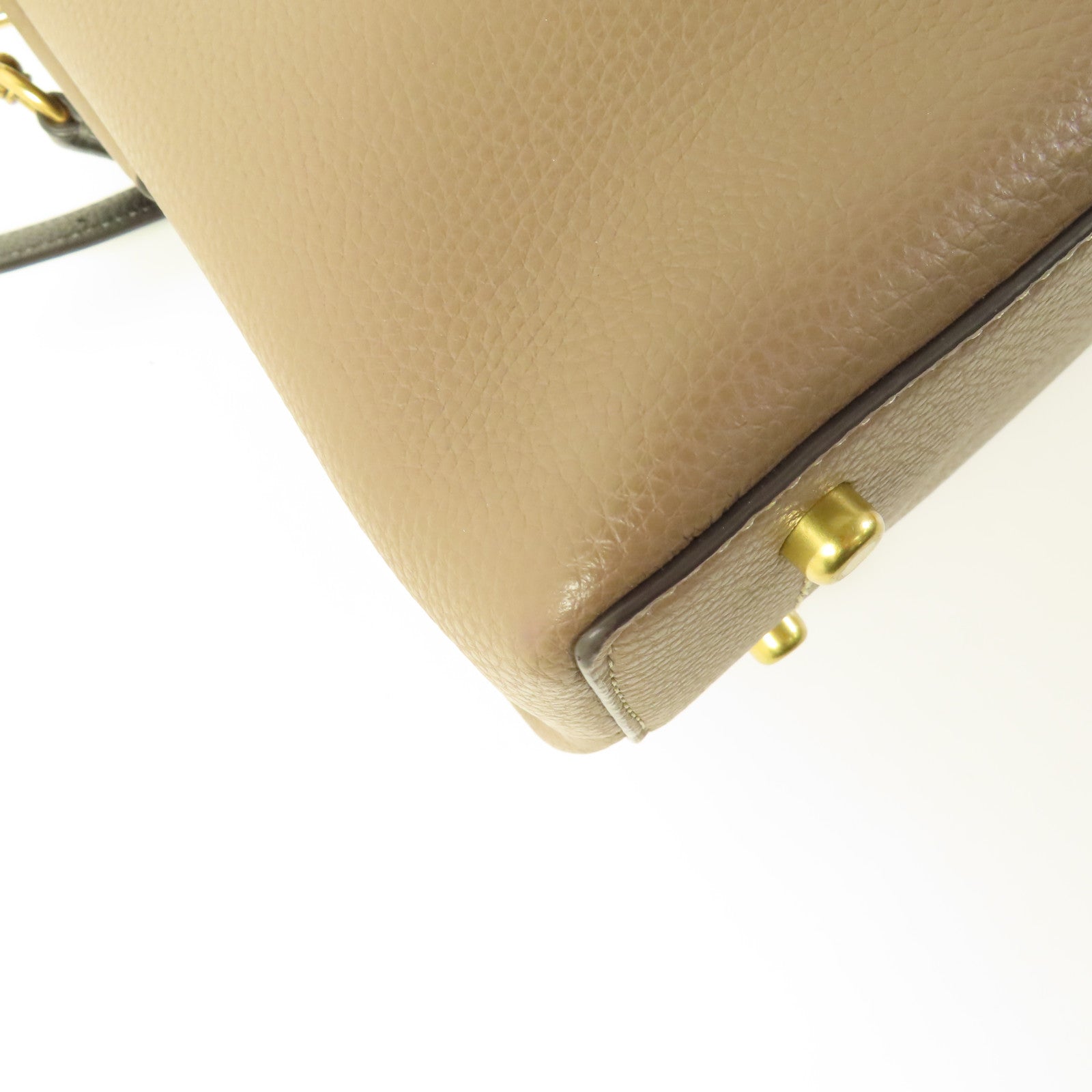 COACH 牛皮皮革Shoulder Bag金扣肩背袋