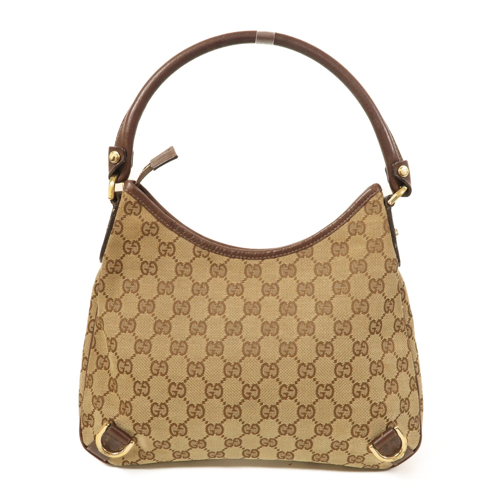 GUCCI 帆布Abbey金扣肩背袋
