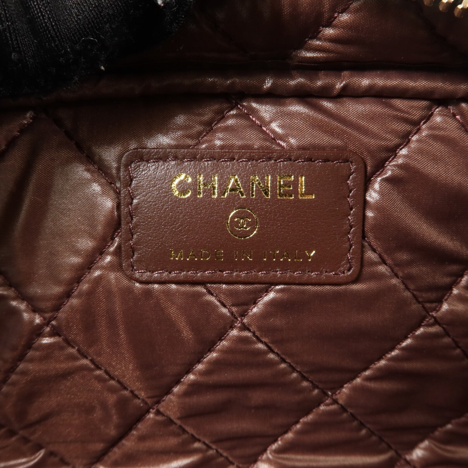 CHANEL 牛皮皮革Classic Double Zipper Cosmetic Bag小袋