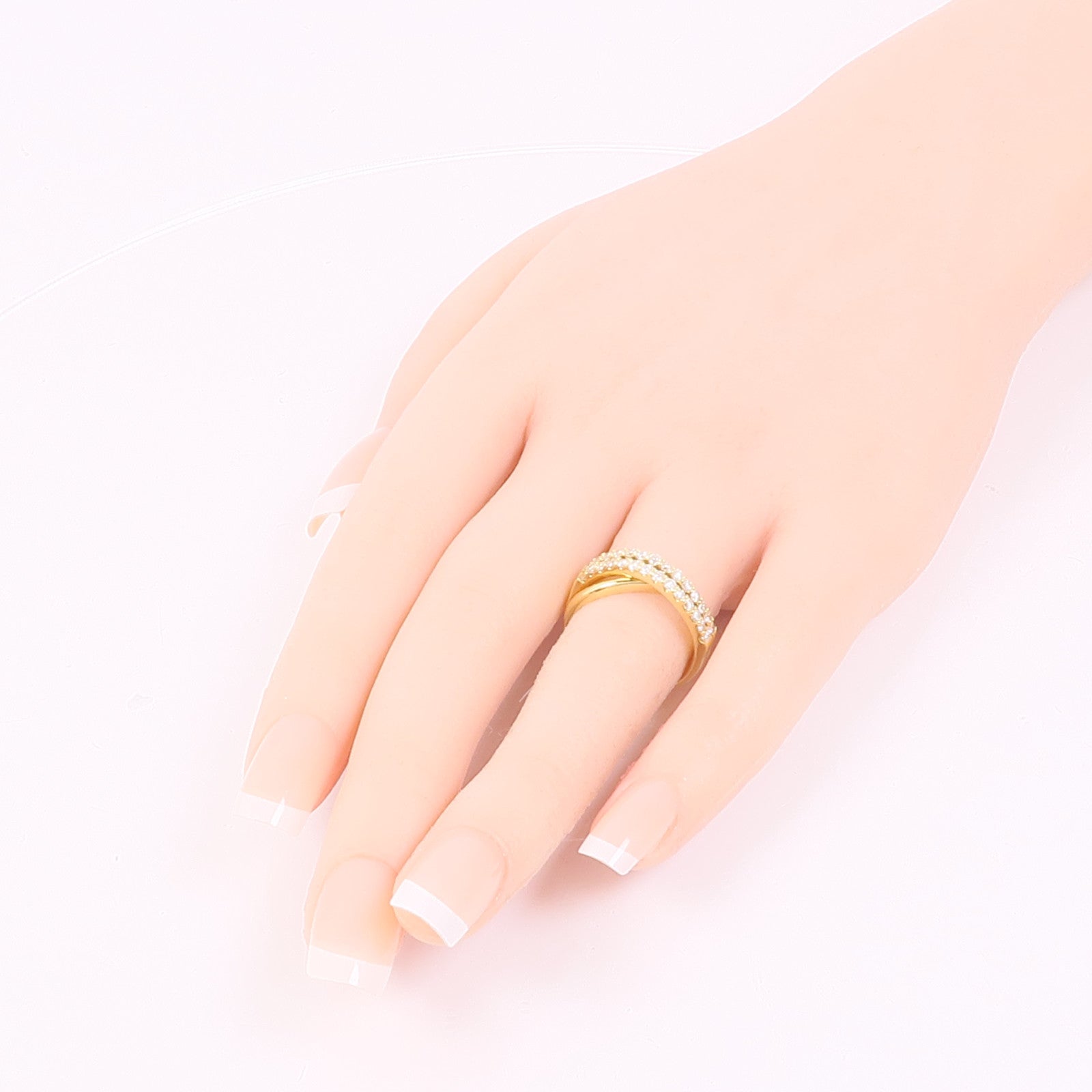 JEWELRY 18K黃金Diamond Ring鑽石戒指US#6.25