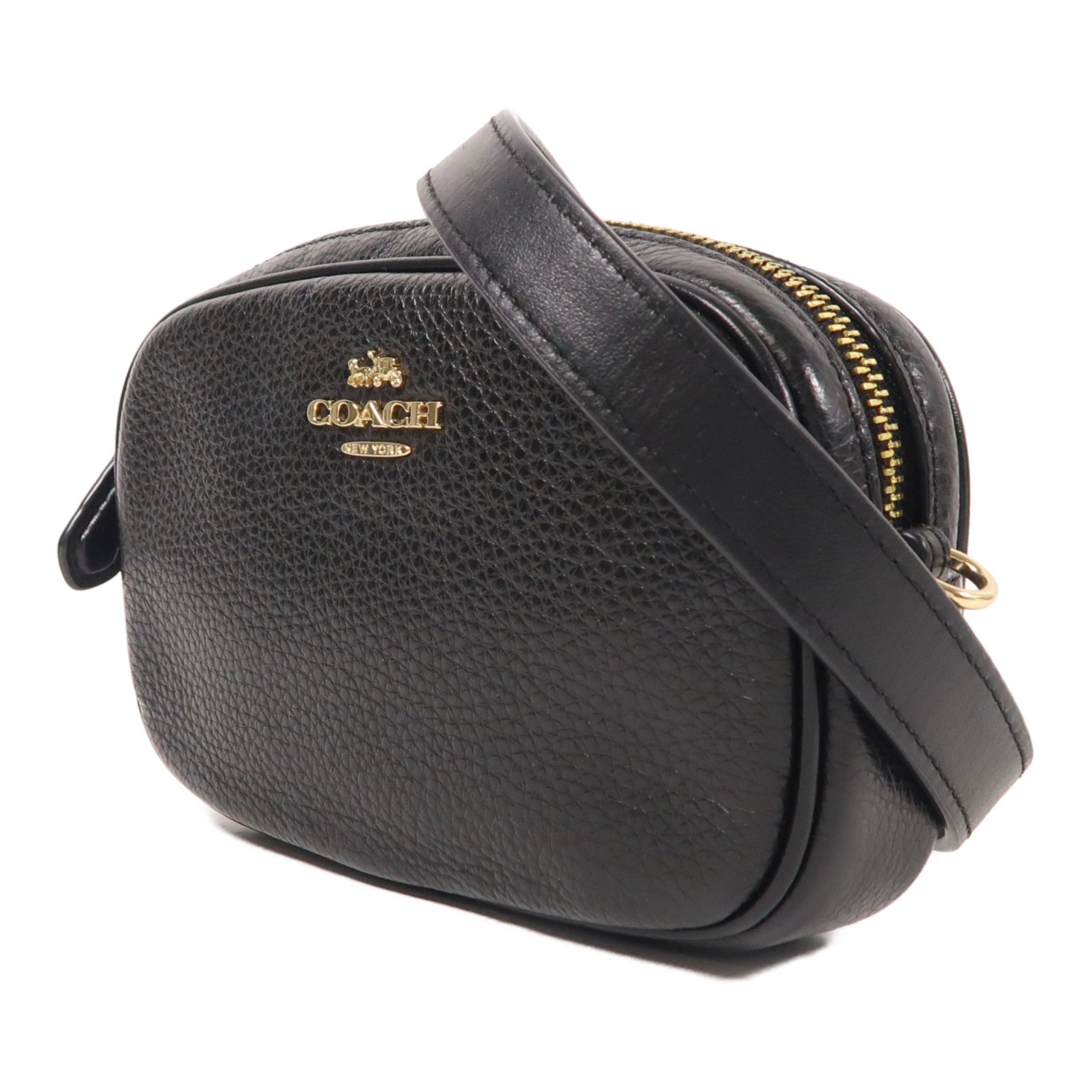 COACH 牛皮皮革Waist Bag金扣腰包