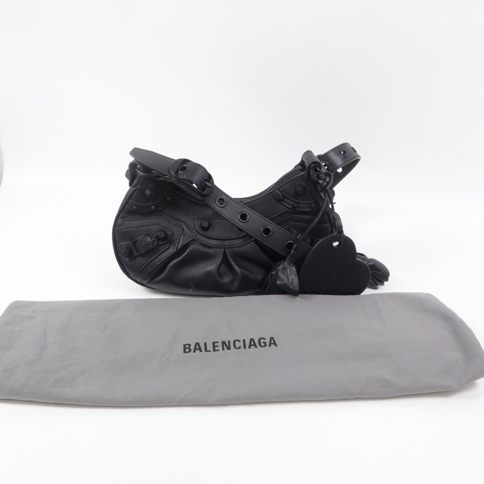 BALENCIAGA 羊皮皮革Le Cagole XS肩背袋