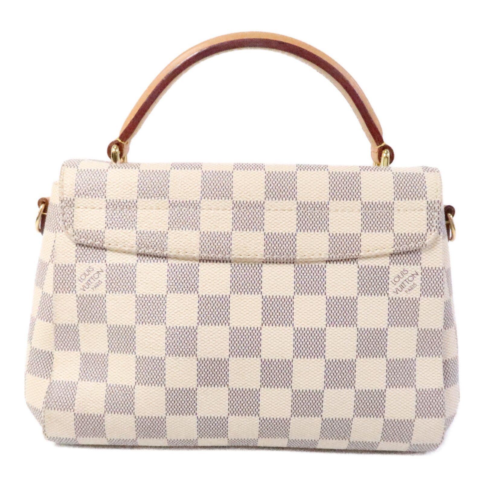 LOUIS VUITTON Damier Azur Croisette手挽肩背兩用袋