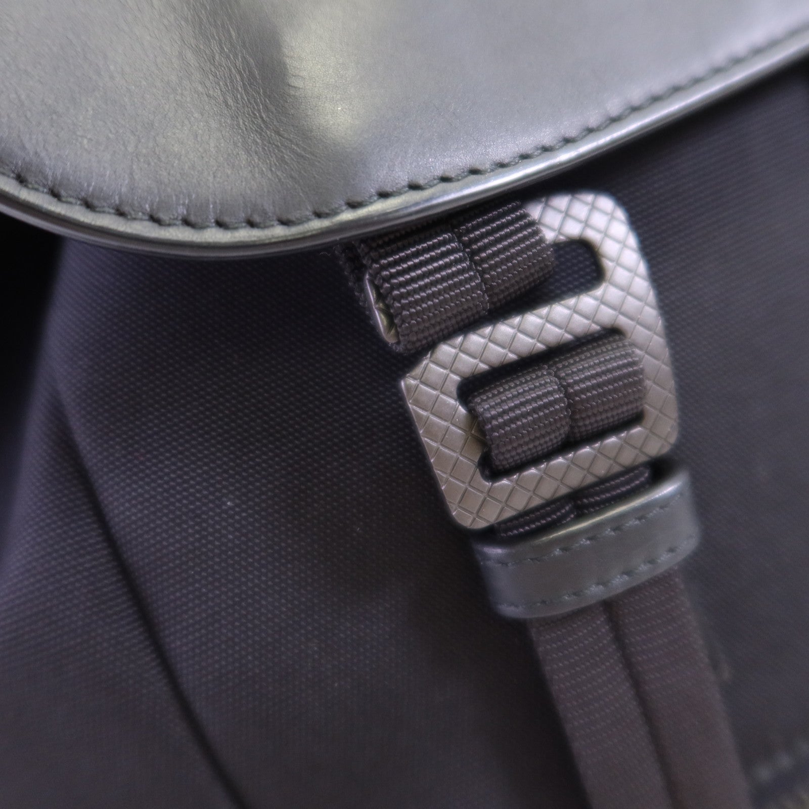 BOTTEGA VENETA 帆布/織紋皮革Backpack背包