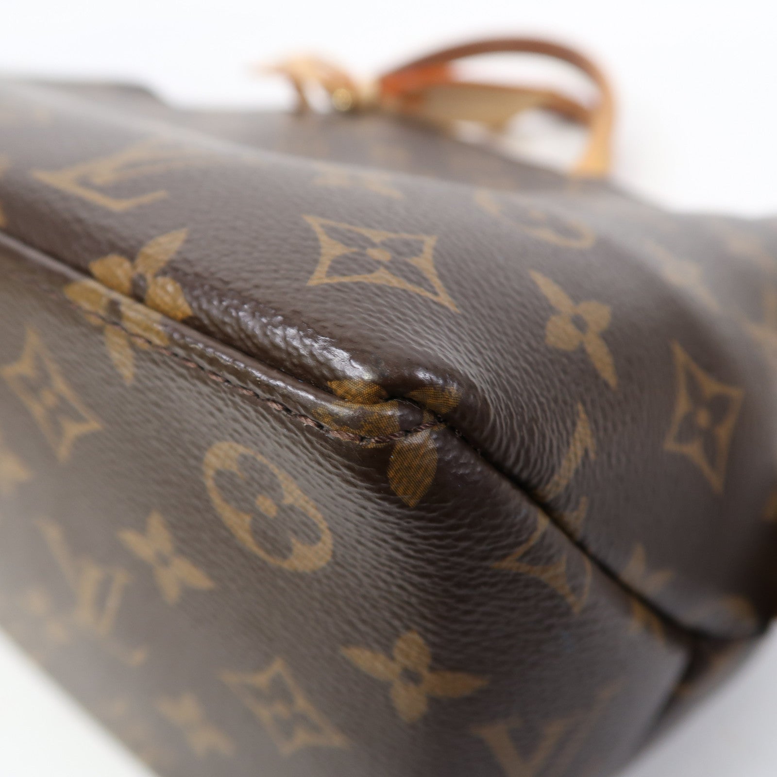 LOUIS VUITTON Monogram Petit Palais金扣手挽肩背兩用袋啡色