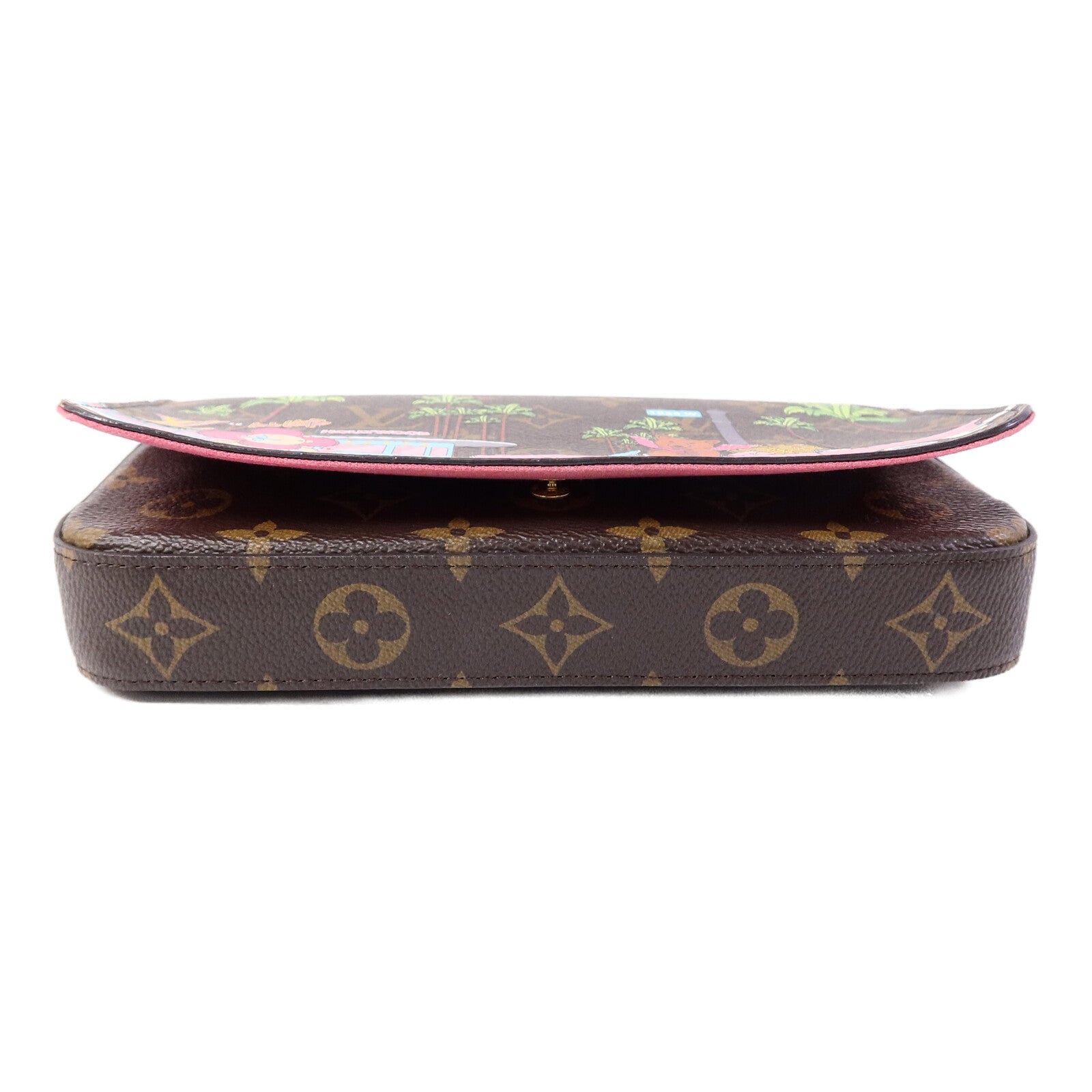 LOUIS VUITTON Monogram Hollywood Xmas Felicie Pochette肩背袋