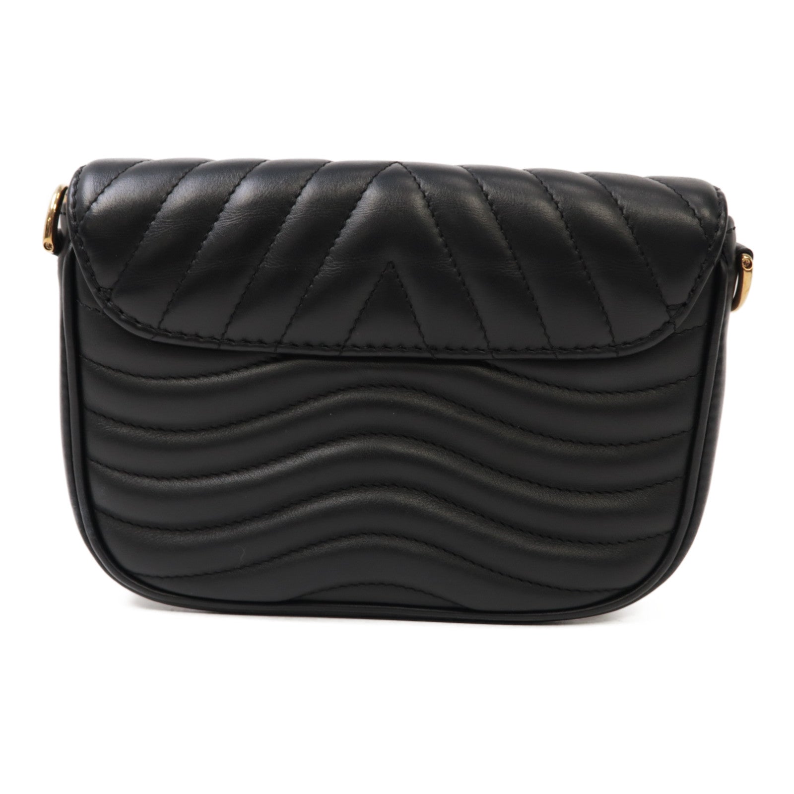 LOUIS VUITTON 牛皮皮革New Wave金扣手挽肩背兩用袋黑色