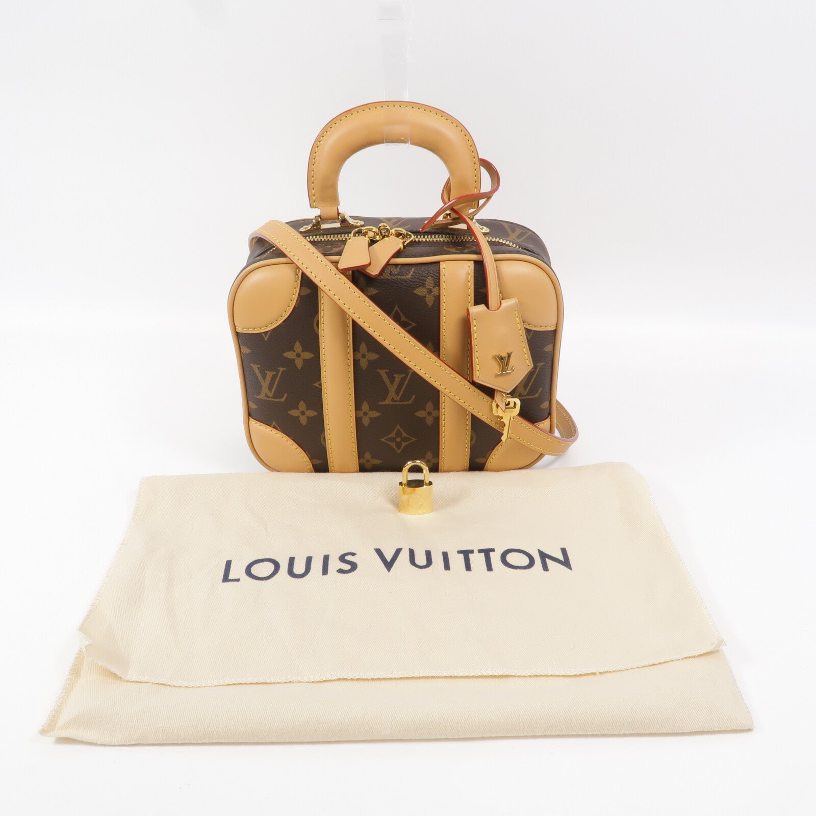 LOUIS VUITTON Monogram Valisette手挽肩背兩用袋