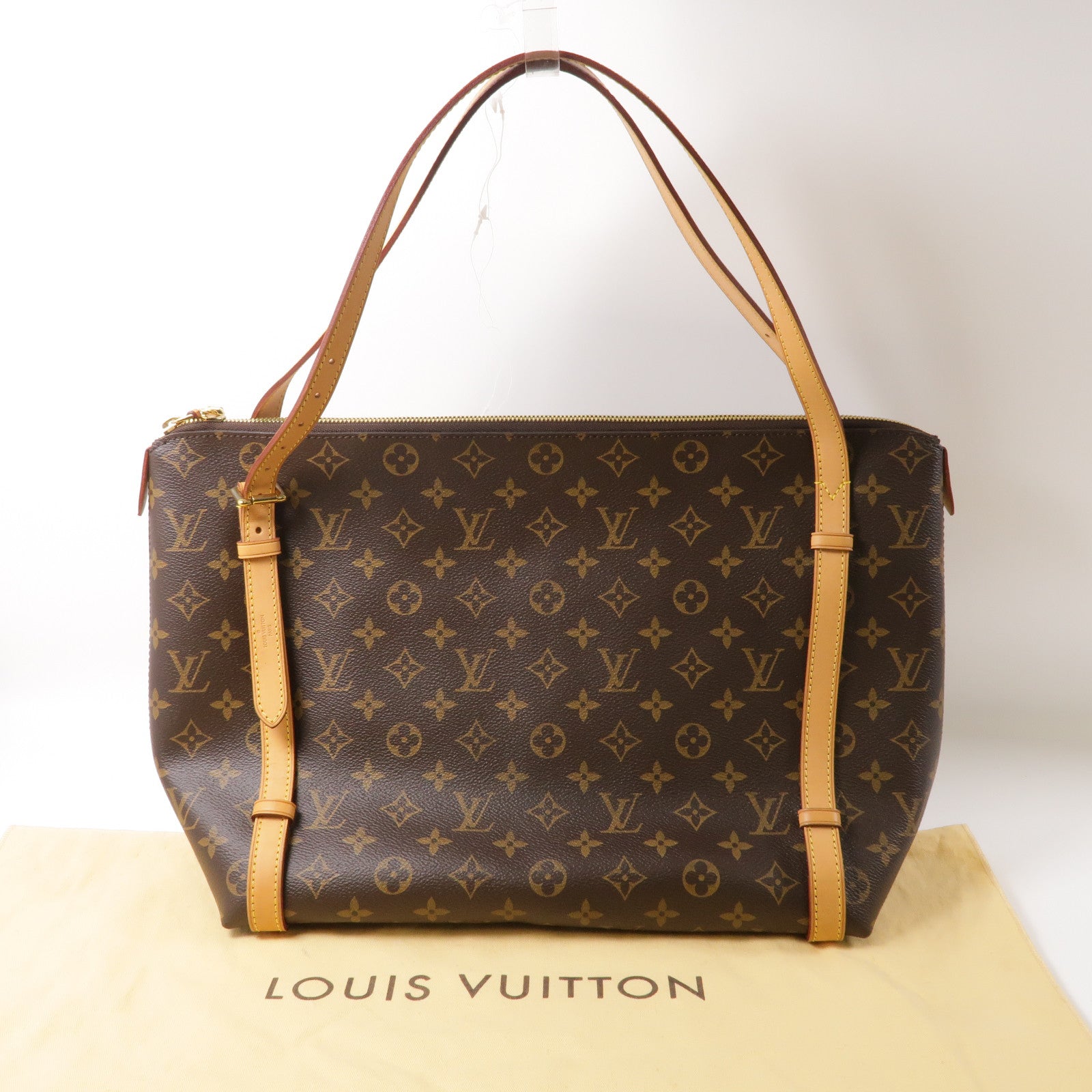 LOUIS VUITTON Monogram Tuileries Tote Bag金扣肩背袋啡色