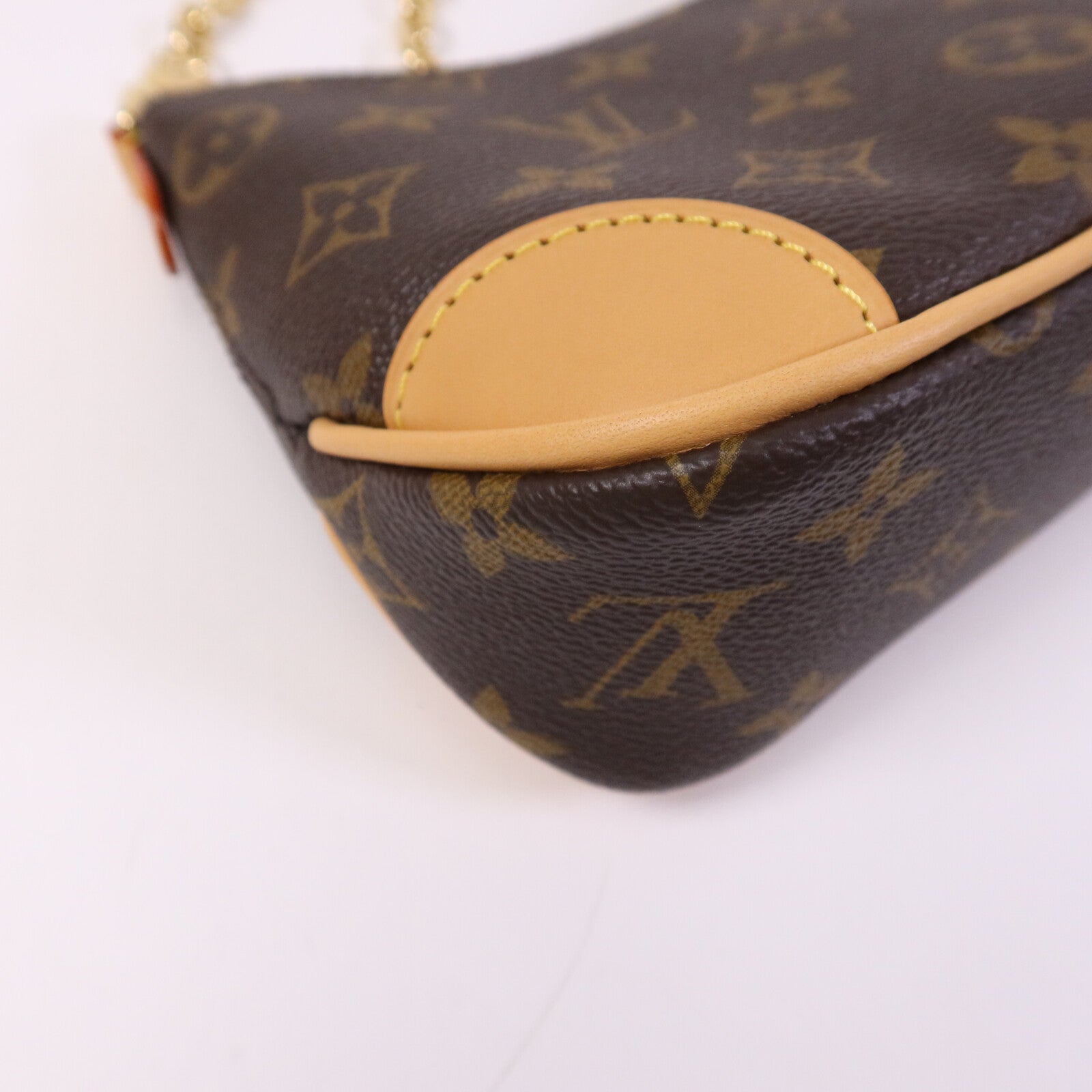 LOUIS VUITTON Monogram Nano Boulogne金扣手挽肩背兩用袋