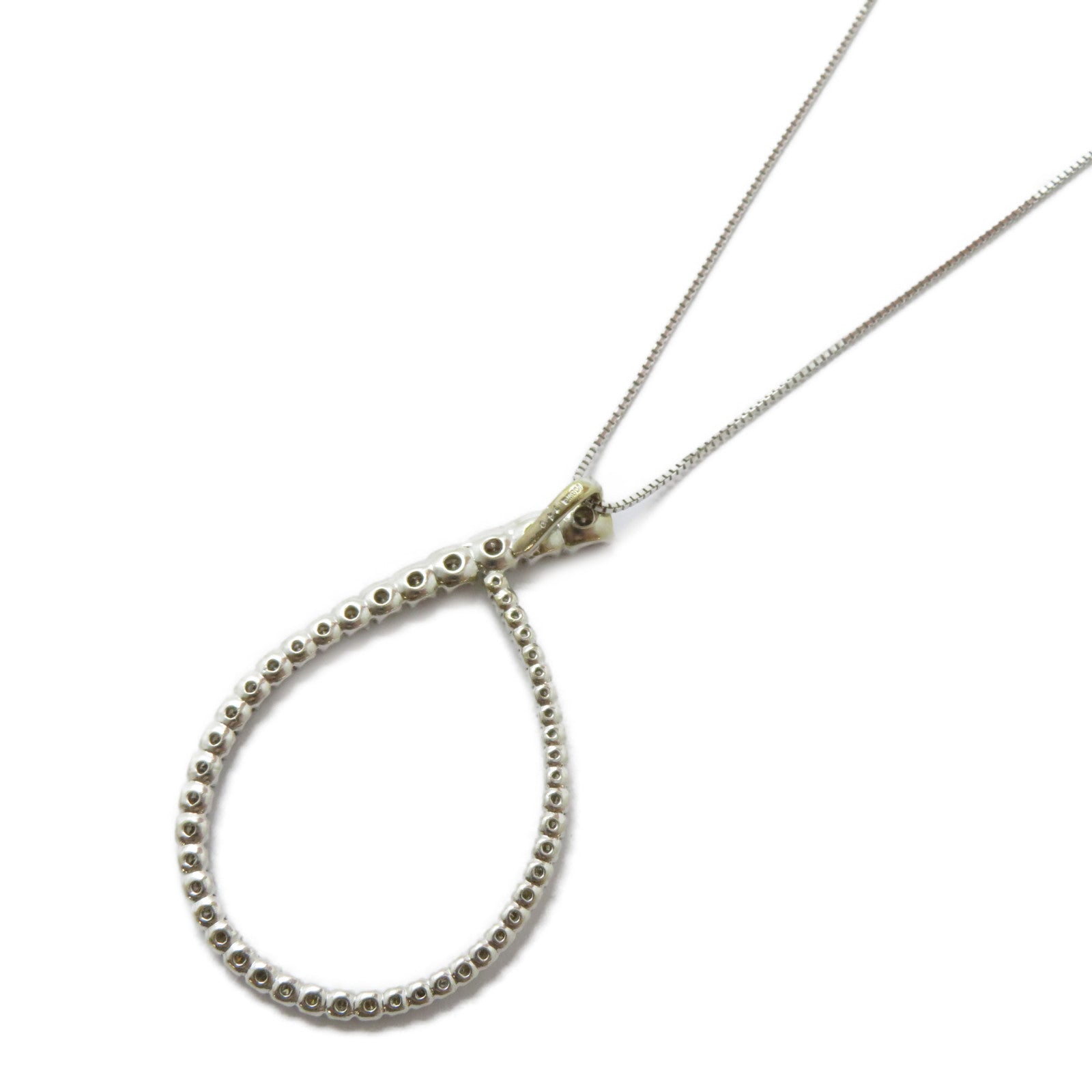 JEWELRY 18K白金Diamond Necklace 1.40ct鑽石項鍊