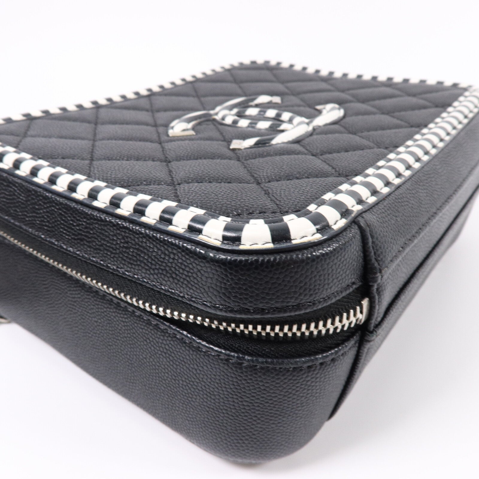 CHANEL 牛皮皮革Vanity Case手挽肩背兩用袋
