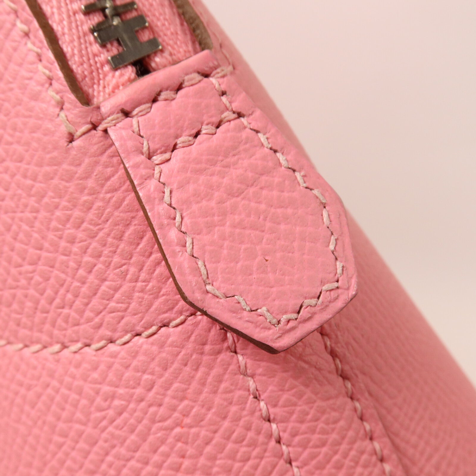 HERMES Epsom皮革Bolide 27手挽肩背兩用袋Rose Confetti