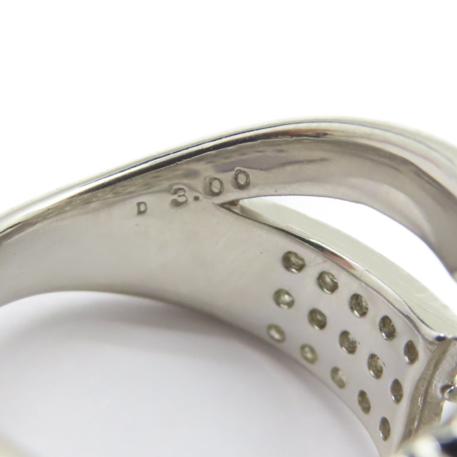 JEWELRY PT900鉑金Diamond Ring 3.00ct鑽石戒指US#6.5