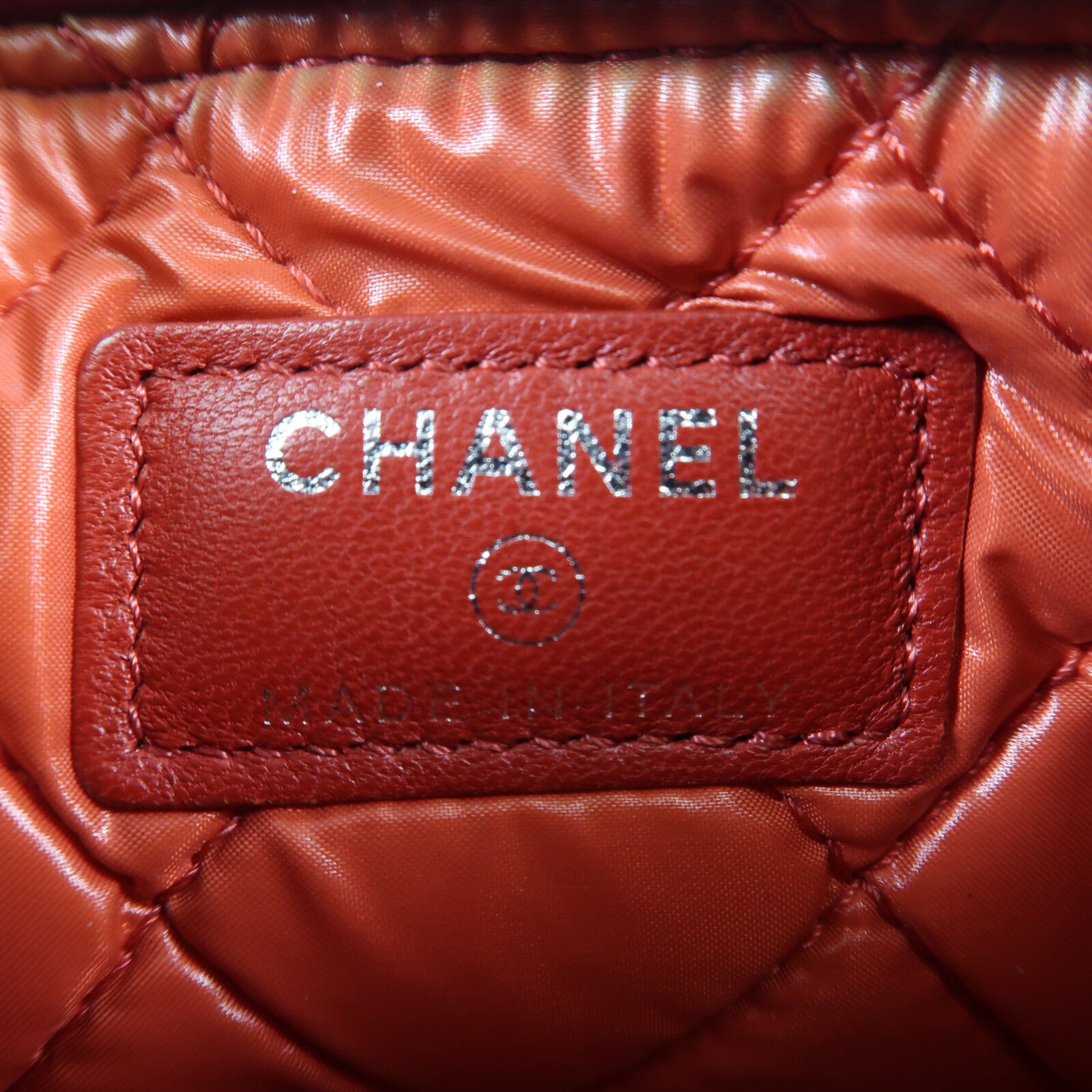 CHANEL 羊皮皮革Coins Case銀扣零錢包