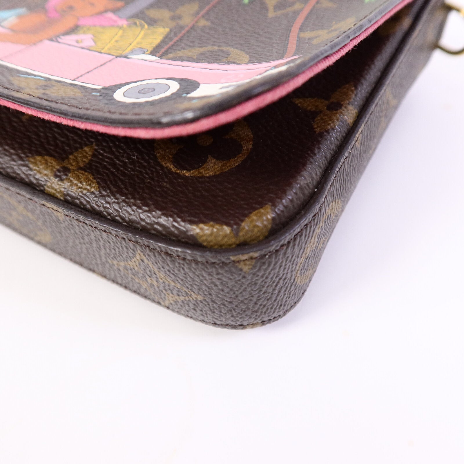LOUIS VUITTON Monogram Hollywood Xmas Felicie Pochette肩背袋