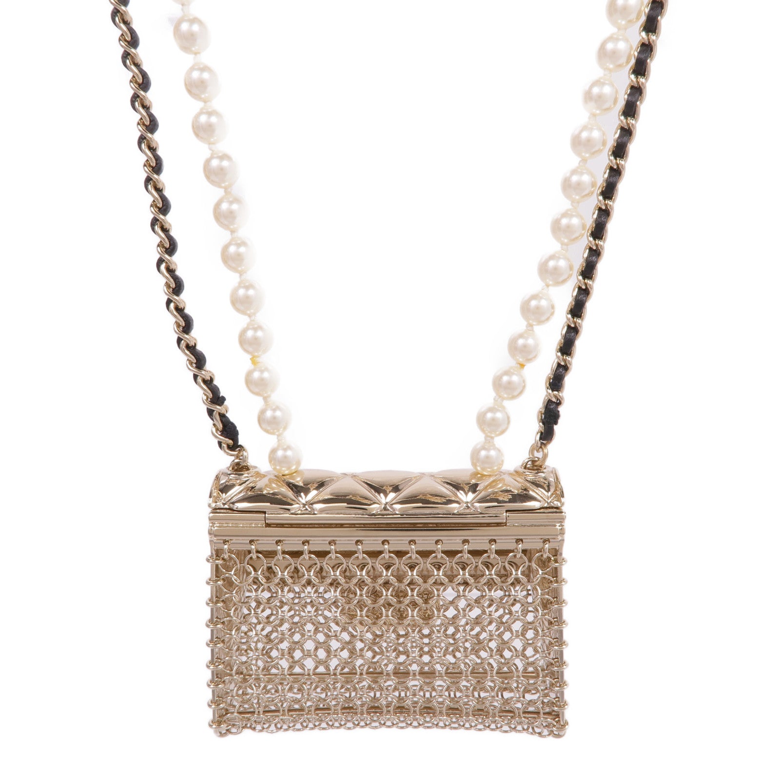 CHANEL PVC/金屬Long Necklace項鍊