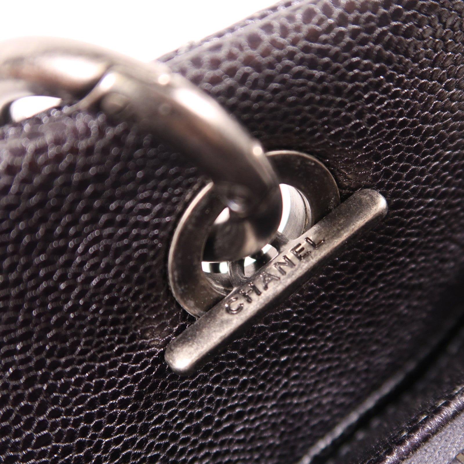 CHANEL 牛皮皮革Shoulder Bag鏈帶肩背袋