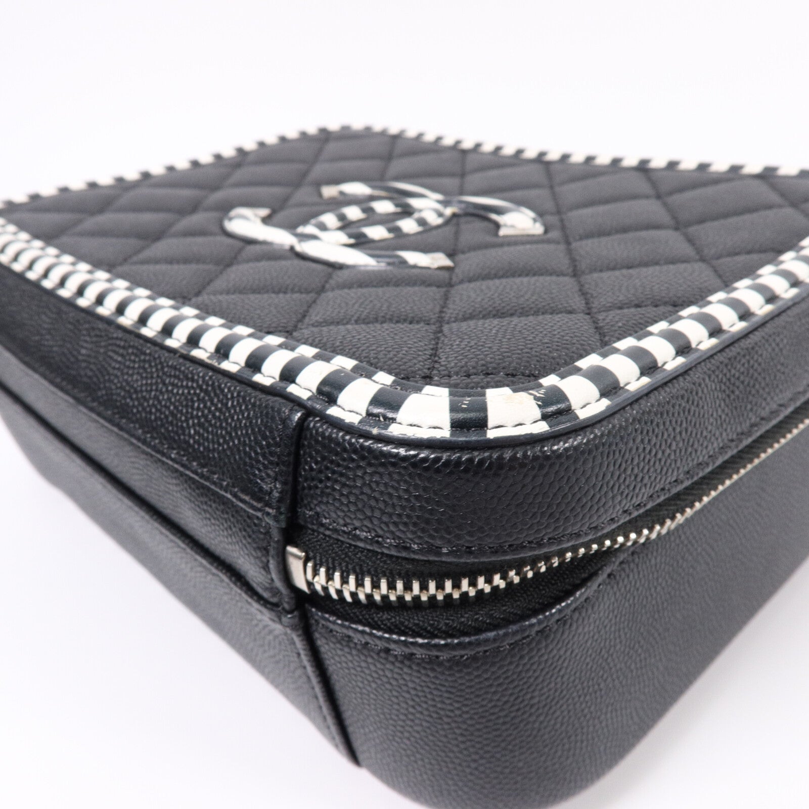 CHANEL 牛皮皮革Vanity Case手挽肩背兩用袋