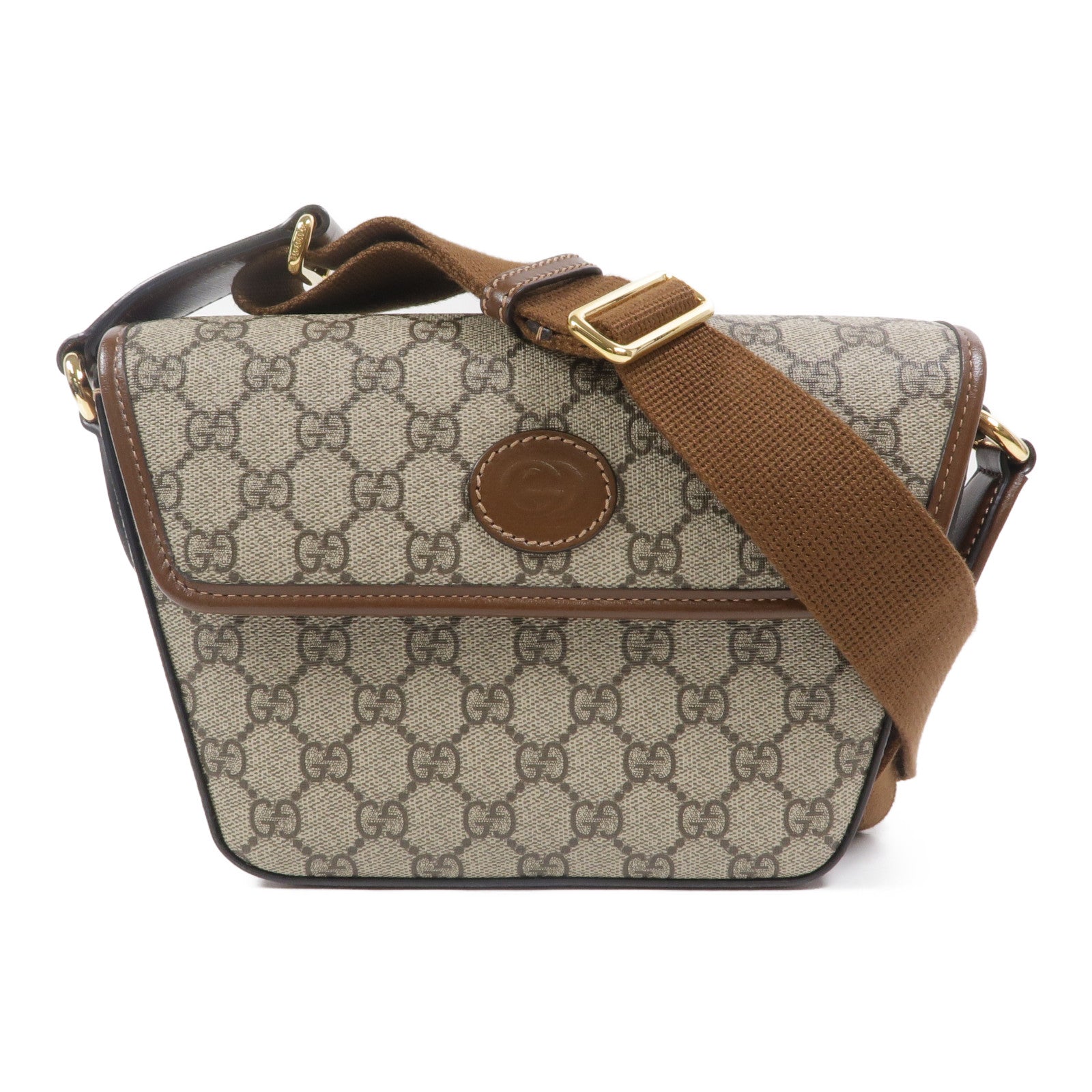 GUCCI 塗層帆布GG Supreme肩背袋