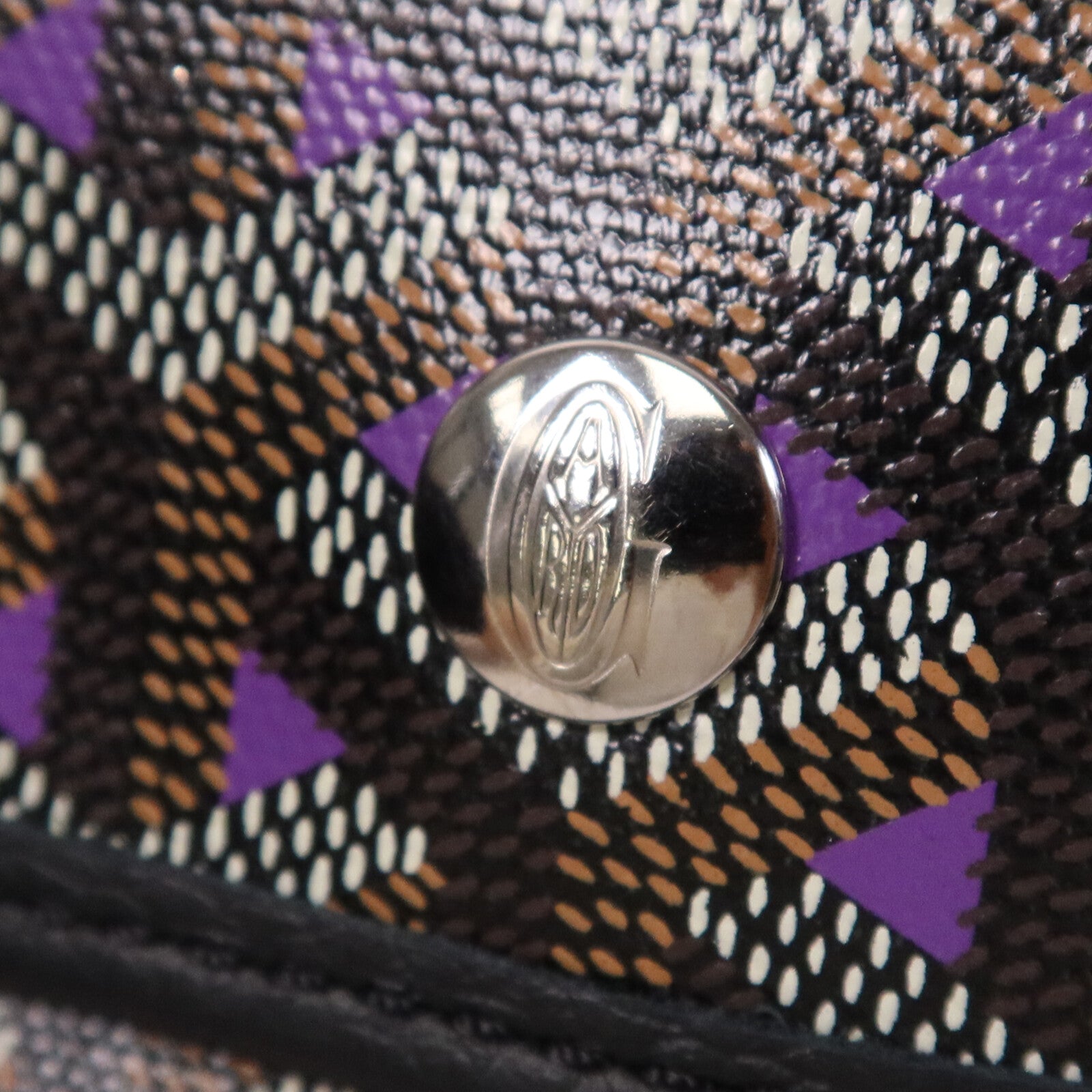 GOYARD 塗層帆布Saint Louis PM銀扣手挽袋