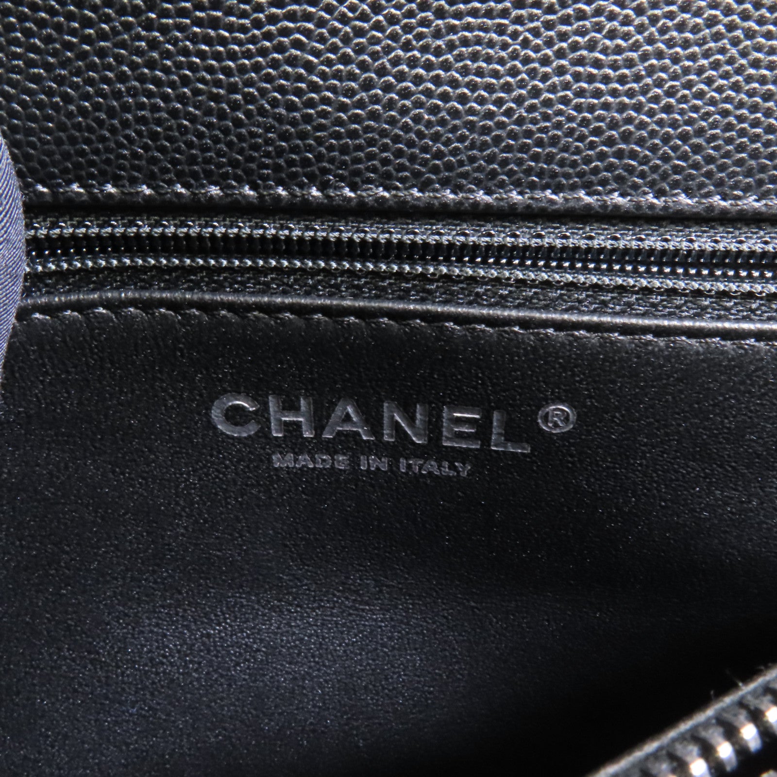 CHANEL 牛皮皮革/蜥蝪皮革Coco Handle Medium鏈帶手挽肩背兩用袋