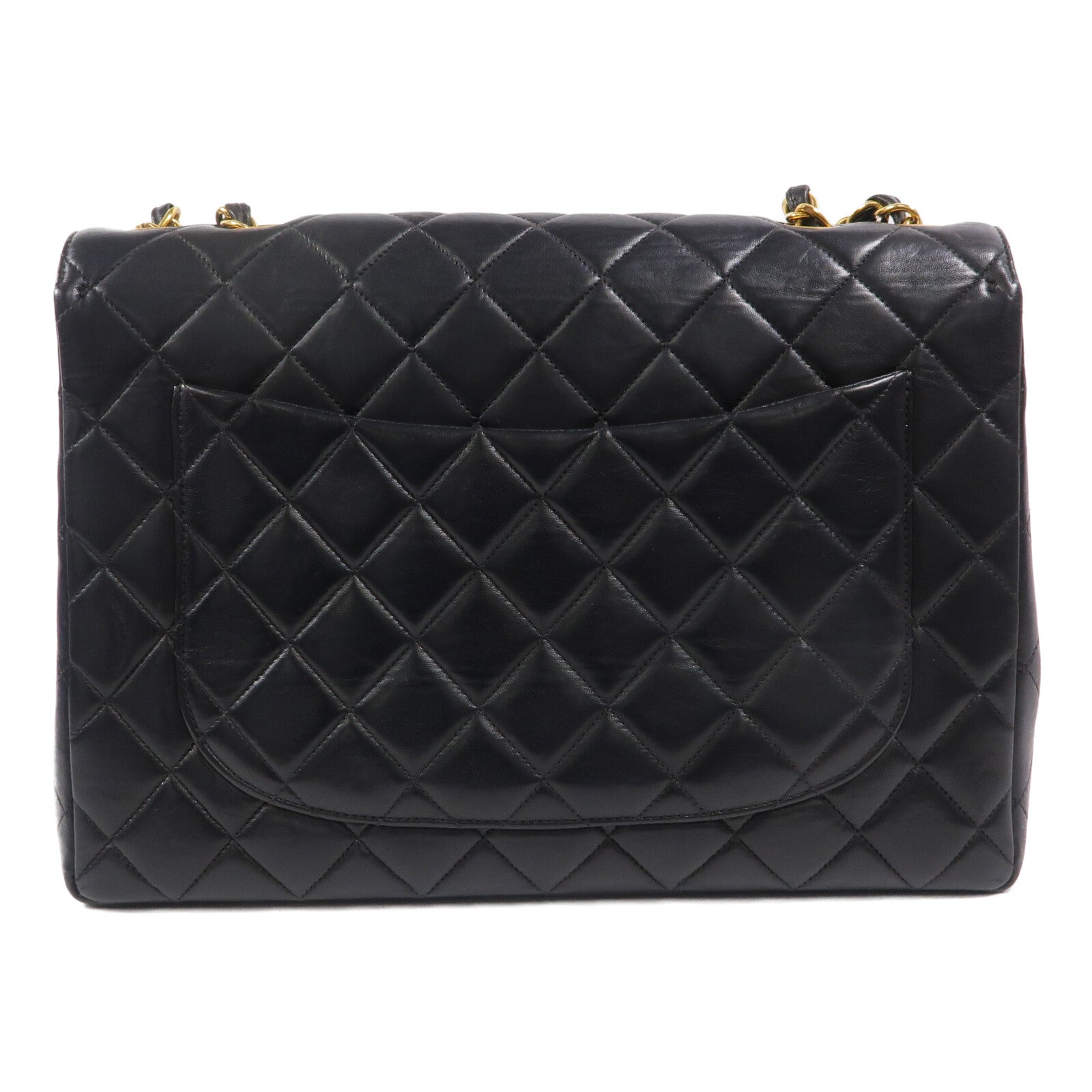 CHANEL 羊皮皮革Vintage Chain Shoulder鏈帶肩背袋